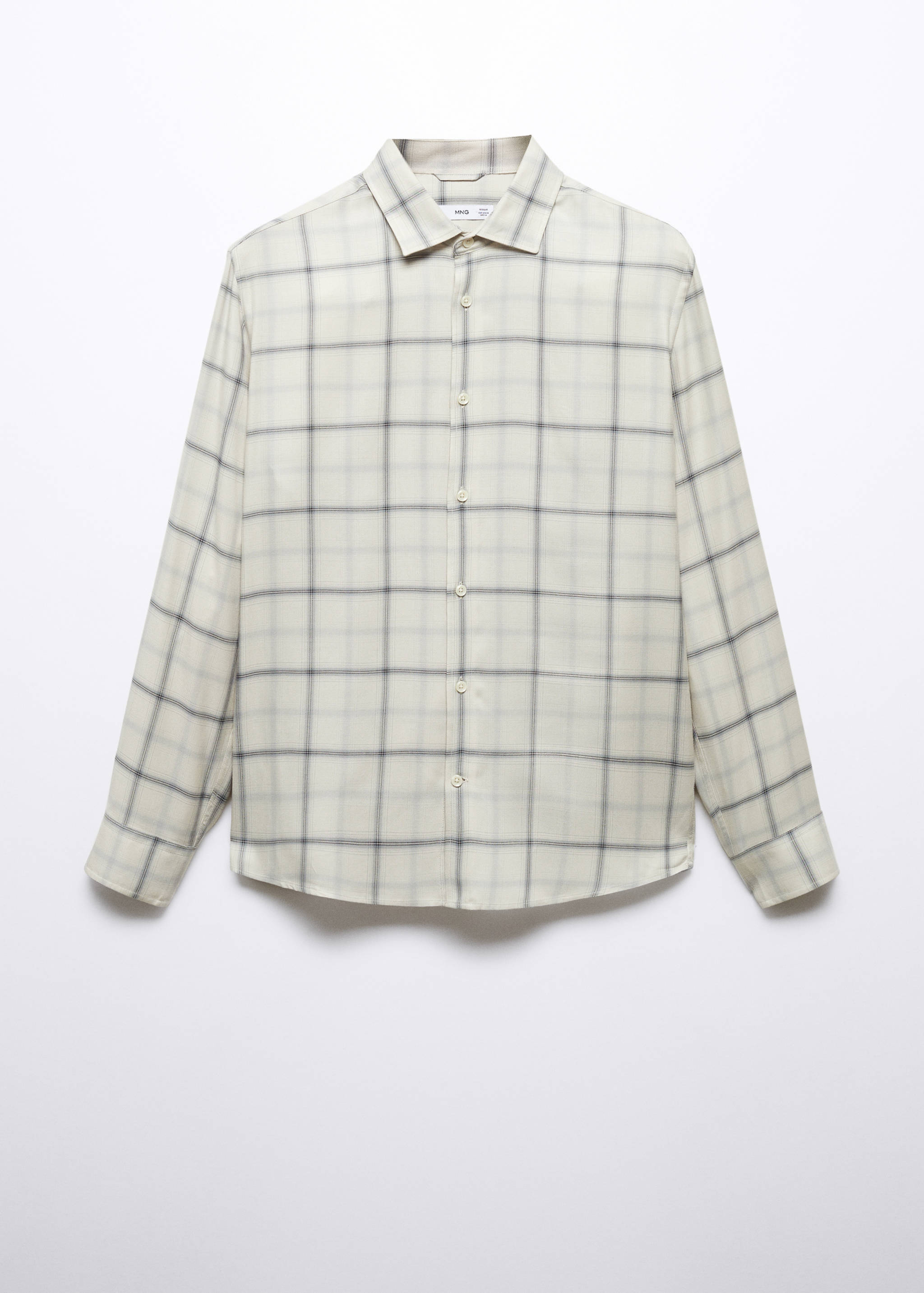 Regular-fit windowpane shirt - Article without model