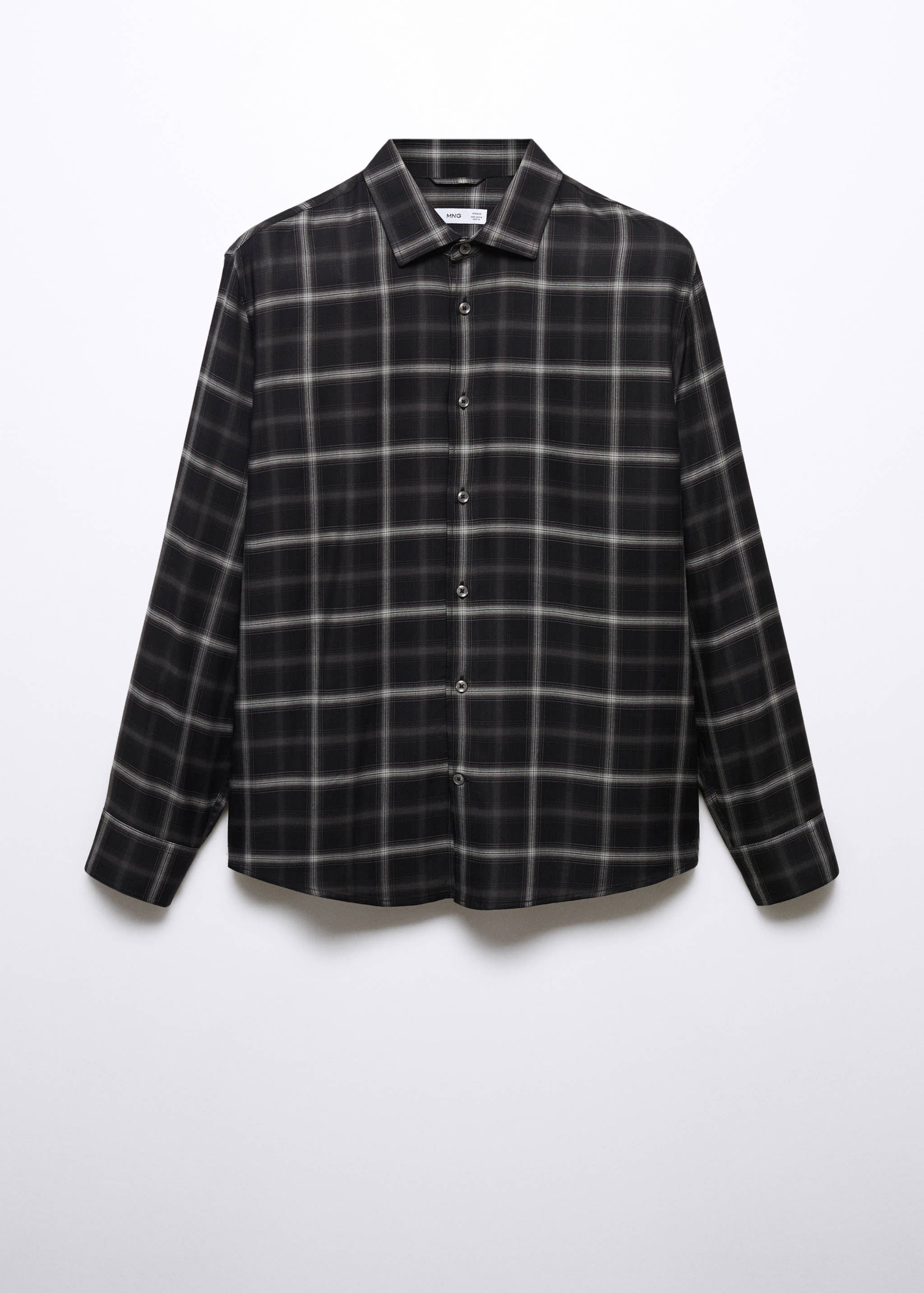 Regular-fit windowpane shirt - Article without model