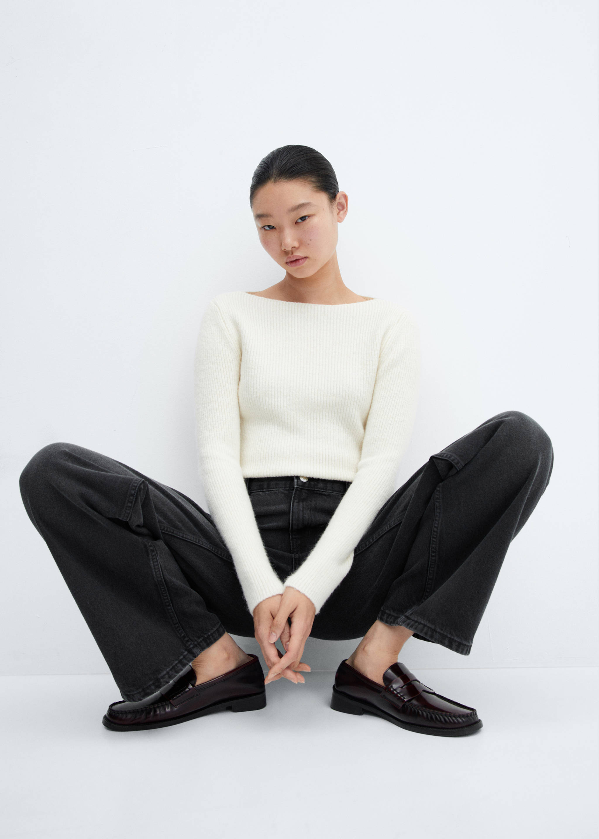 Jeans wide leg tiro bajo - Detalle del artículo 2