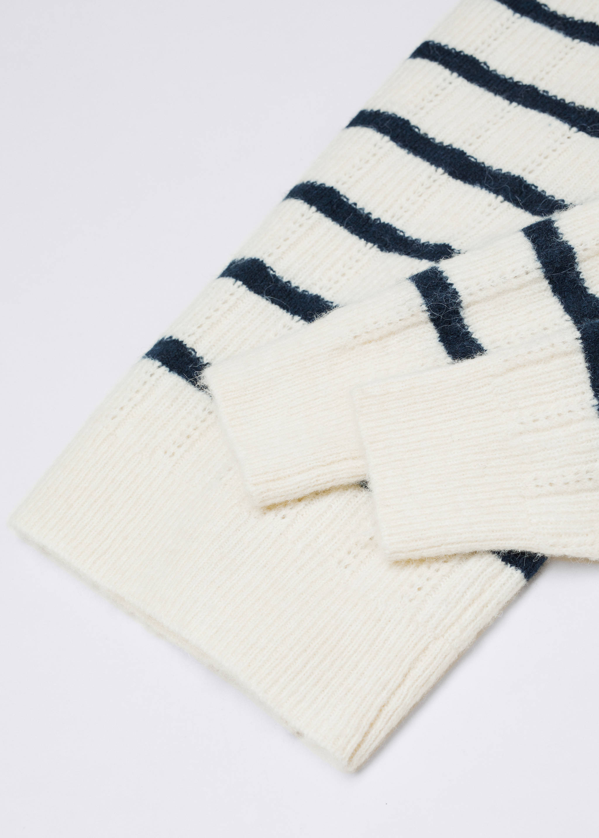 Knit striped sweater - Details of the article 8