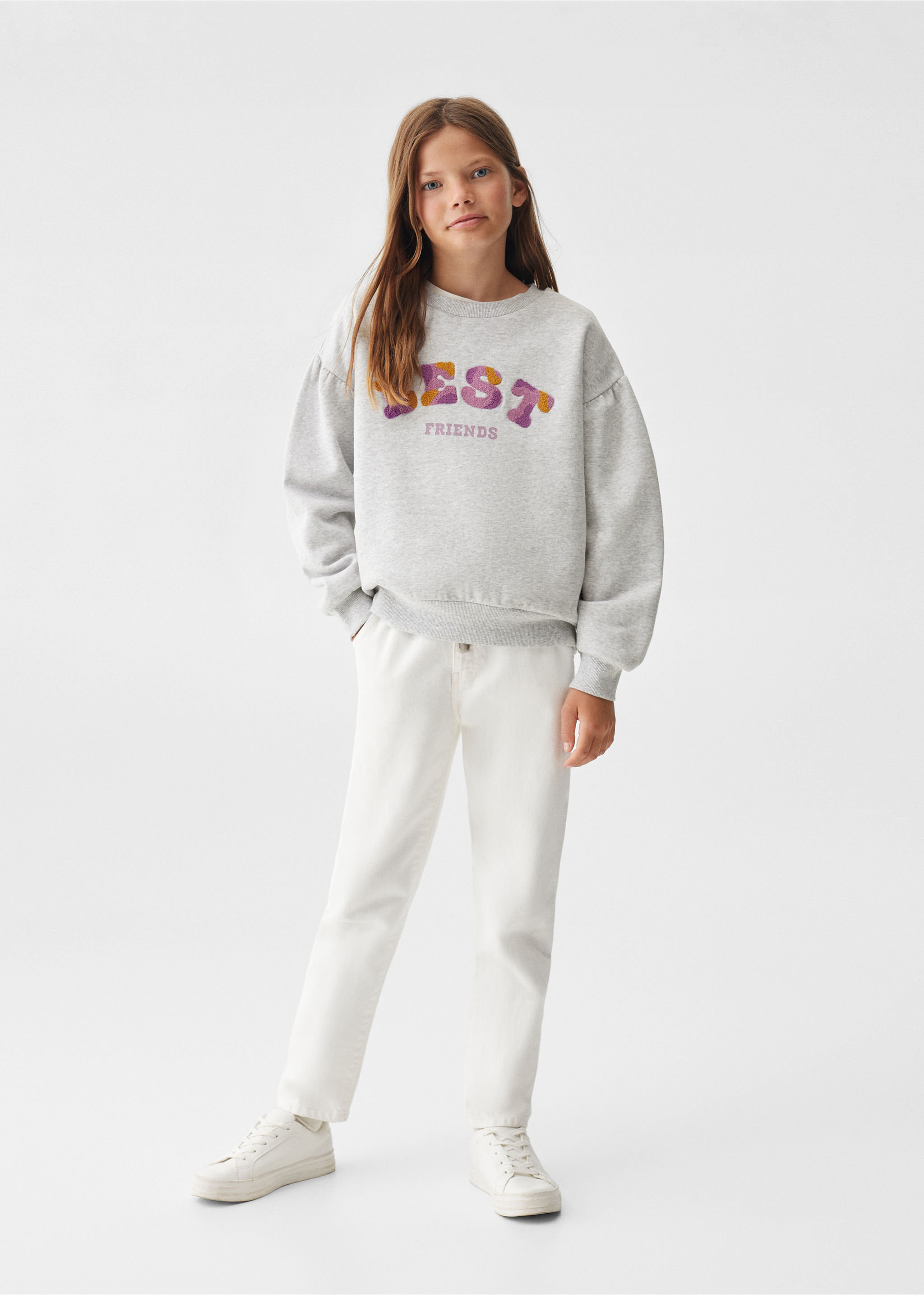 Embroidered message sweatshirt - General plane