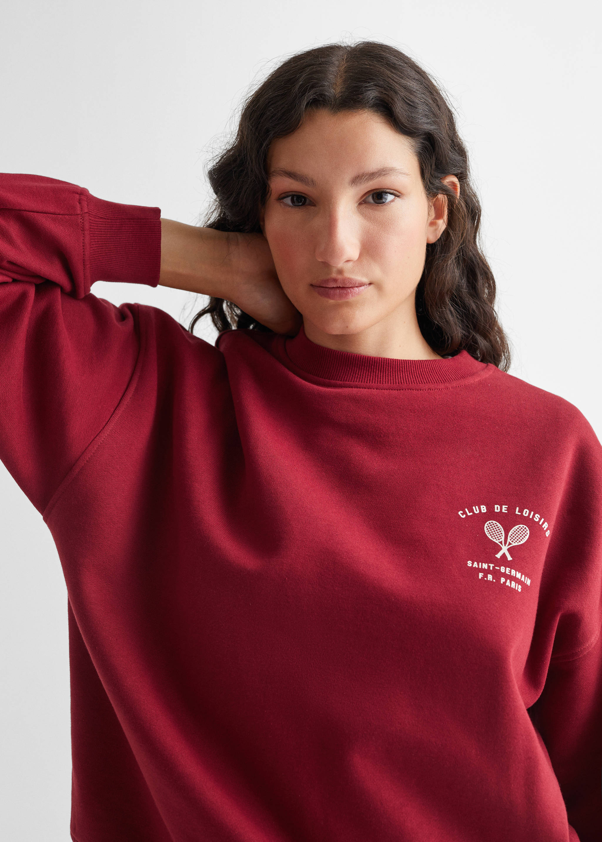 Sweat-shirt coton imprimé - Détail de l'article 1