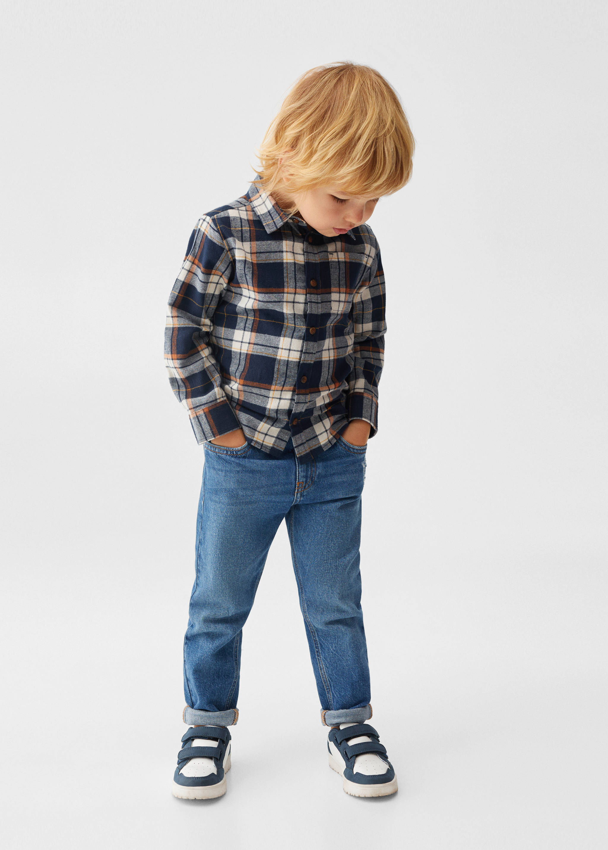 Regular-fit check shirt - General plane