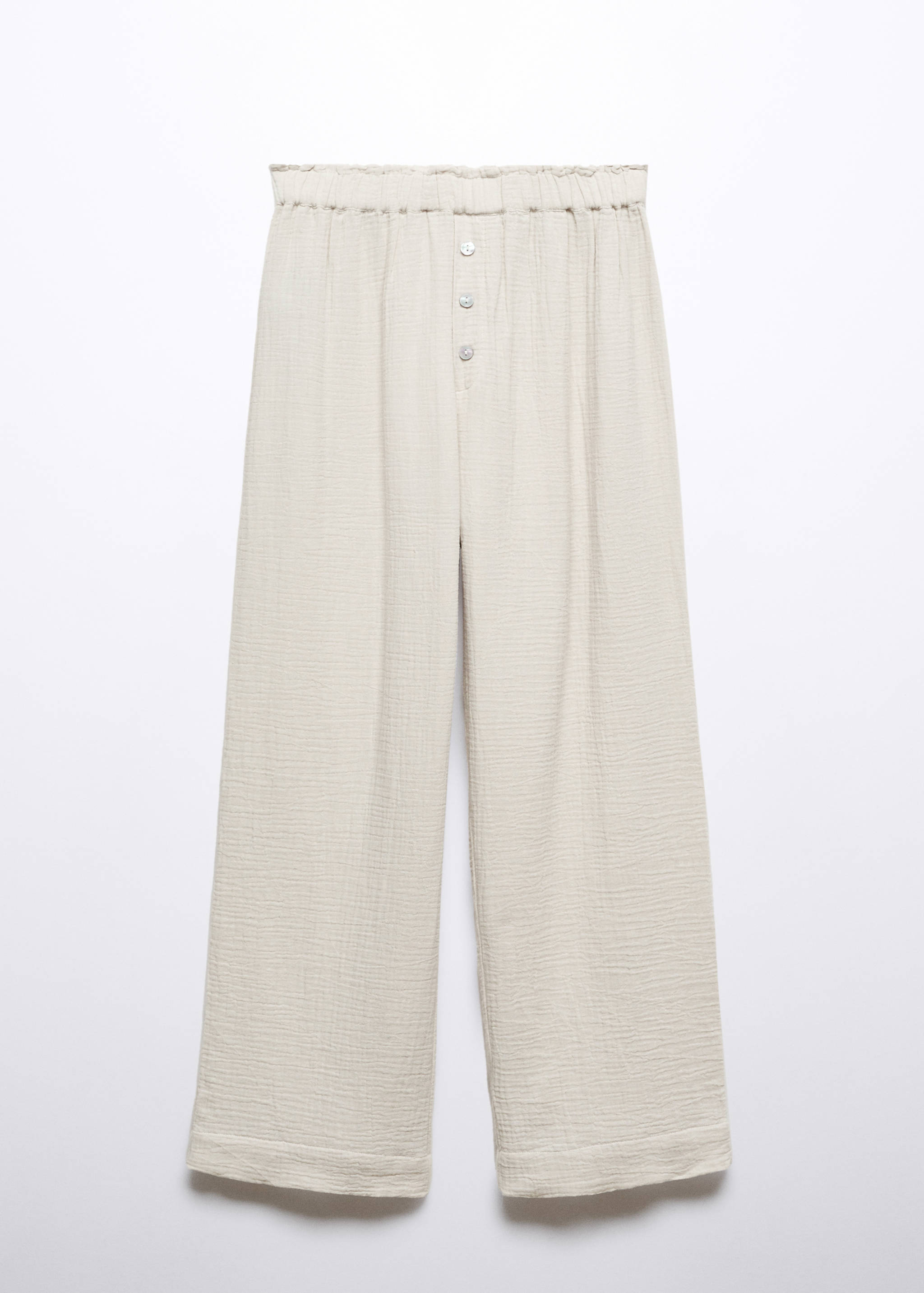 Calças de pijama de gaze de algodão - Artigo sem modelo