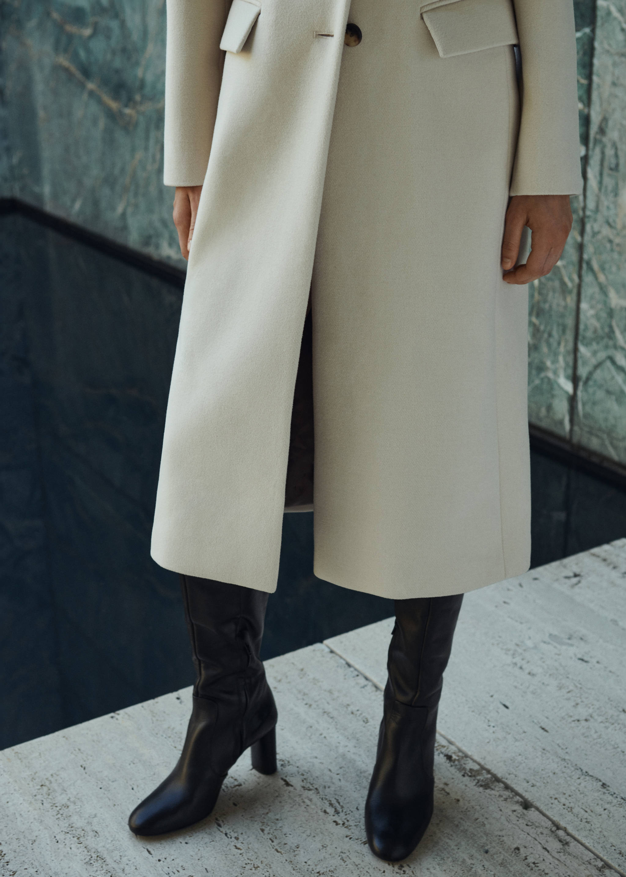 Bota piel punta redonda - Plano general