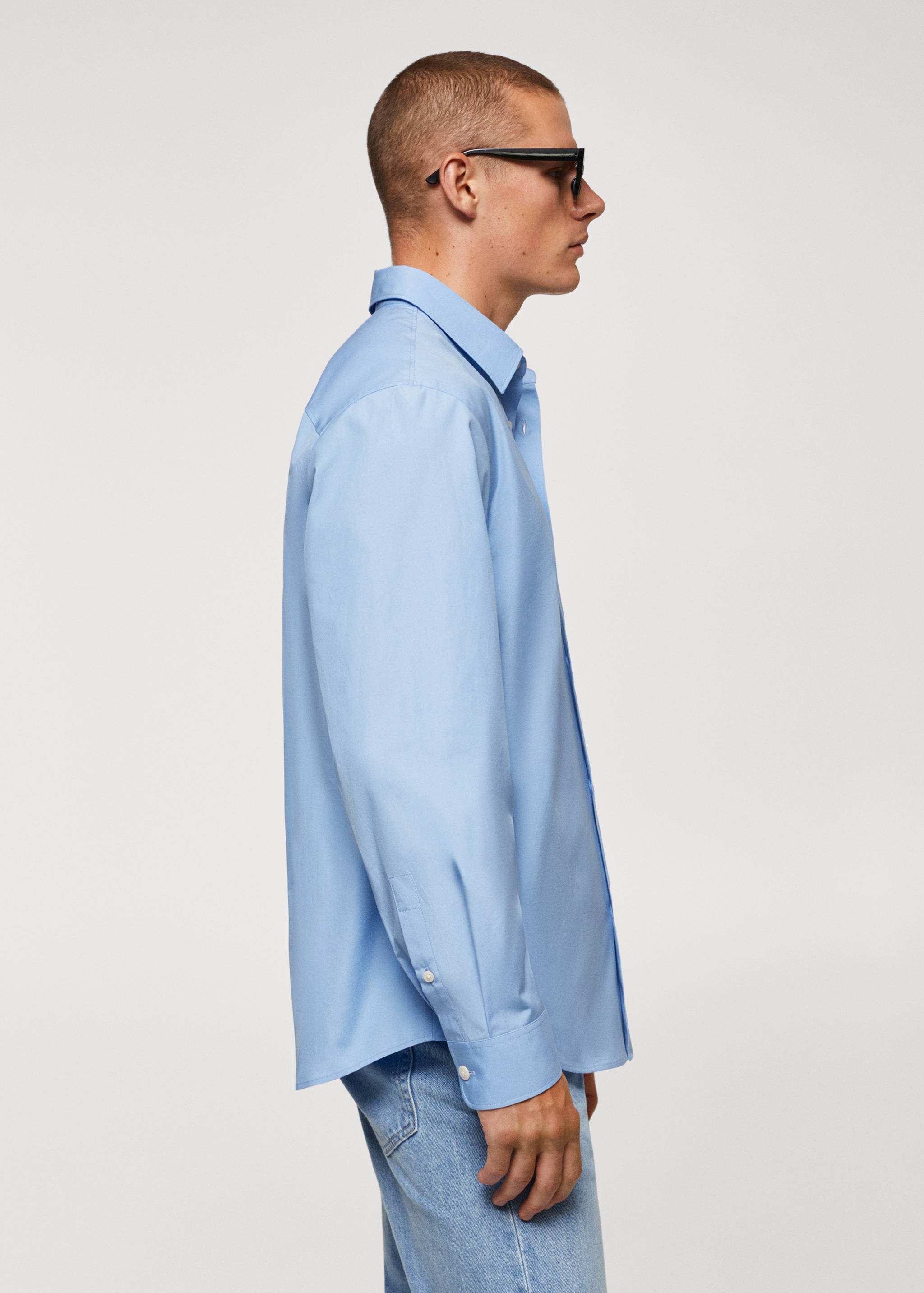 Relaxed fit cotton pocket shirt - Details of the article 2