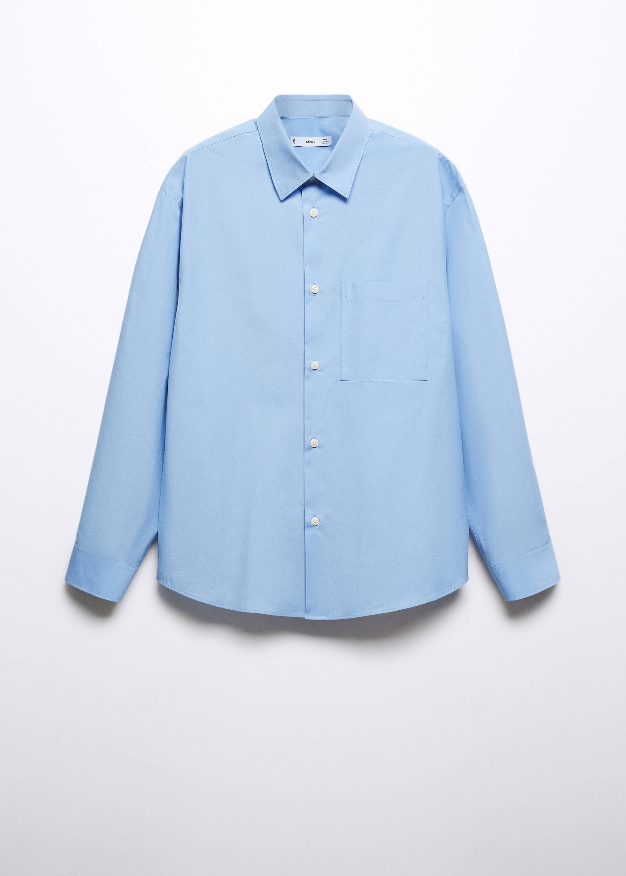 Relaxed fit cotton pocket shirt - Article without model
