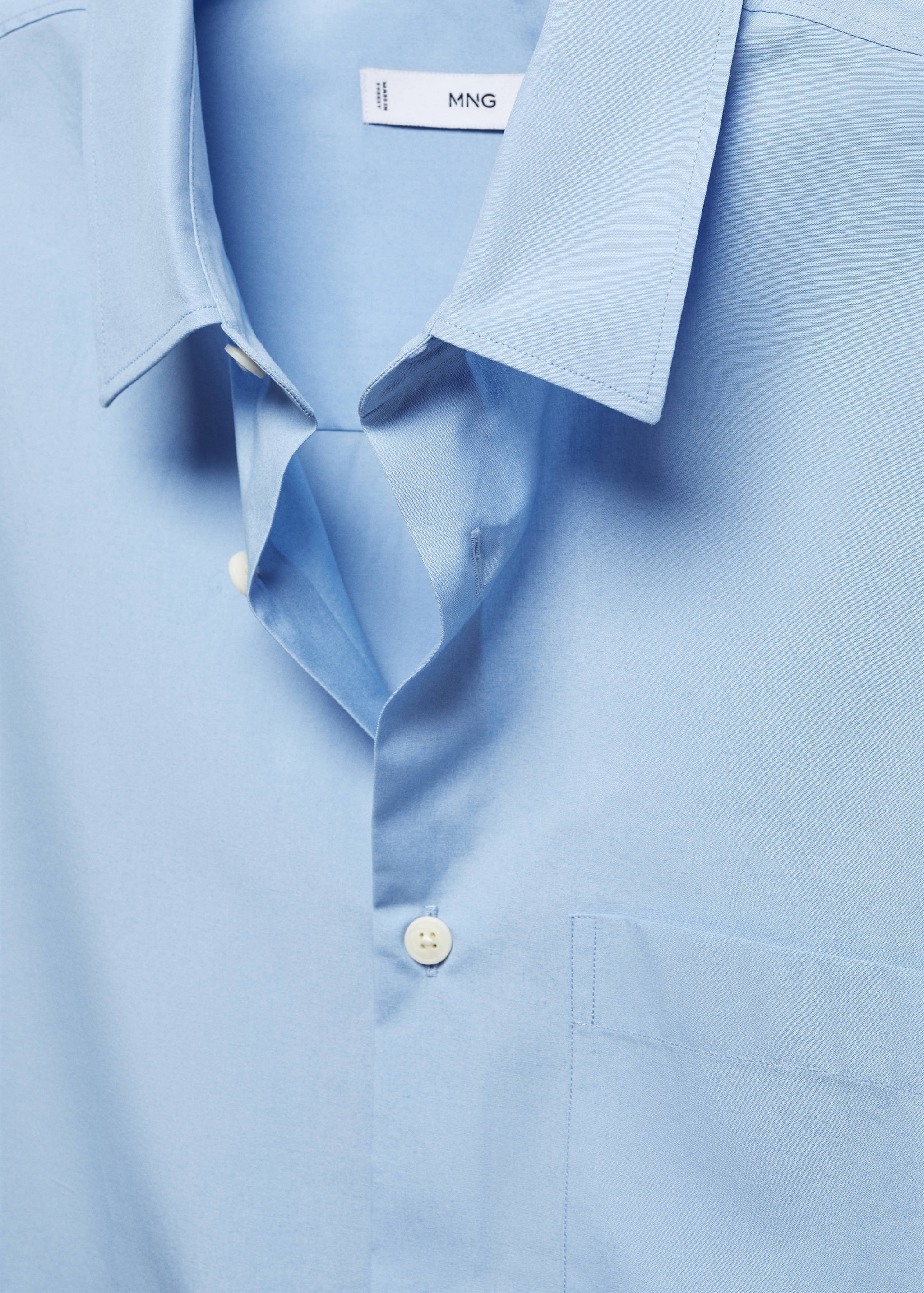 Relaxed fit cotton pocket shirt - Details of the article 8