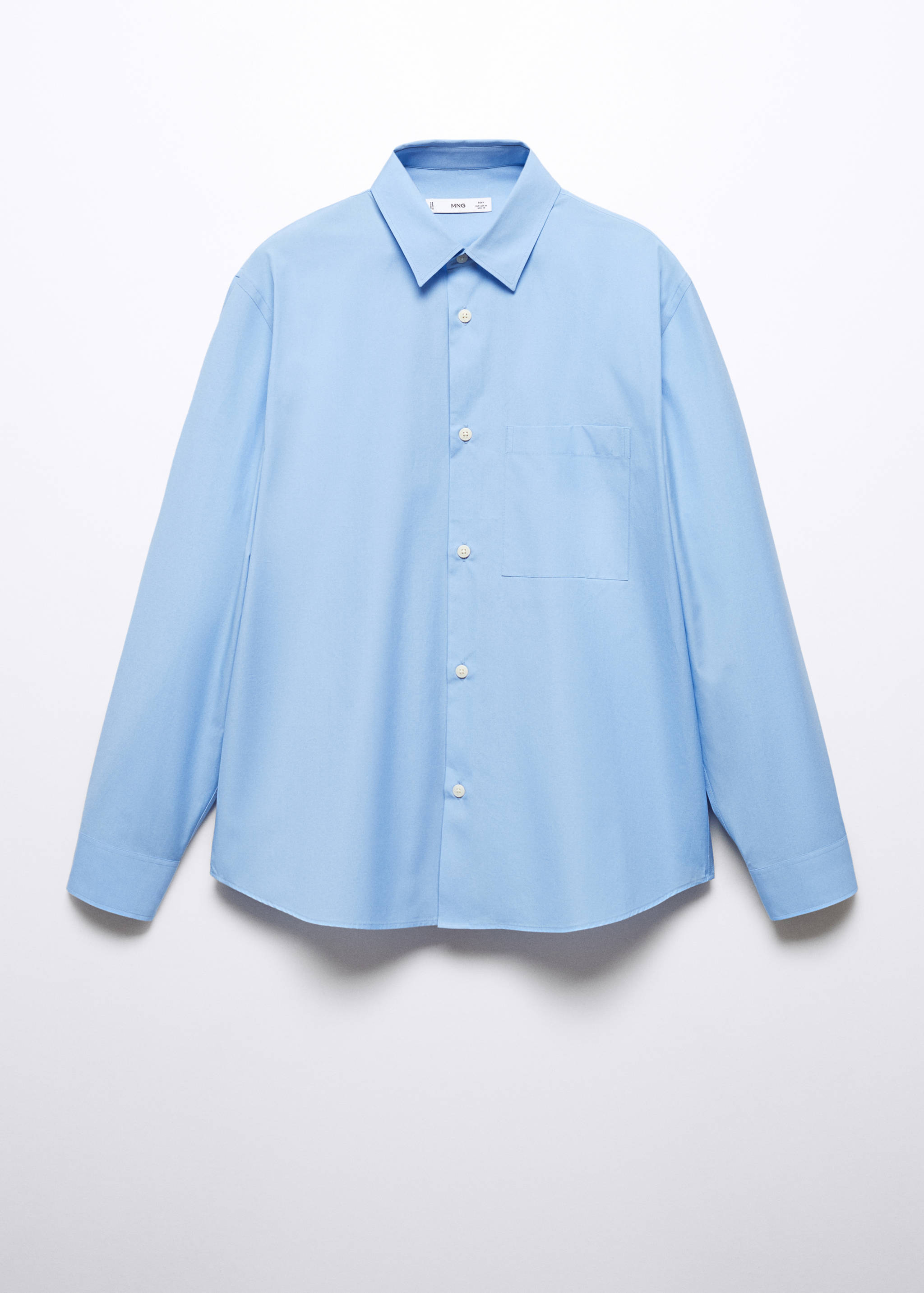 Chemise relaxed-fit coton poche - Article sans modèle