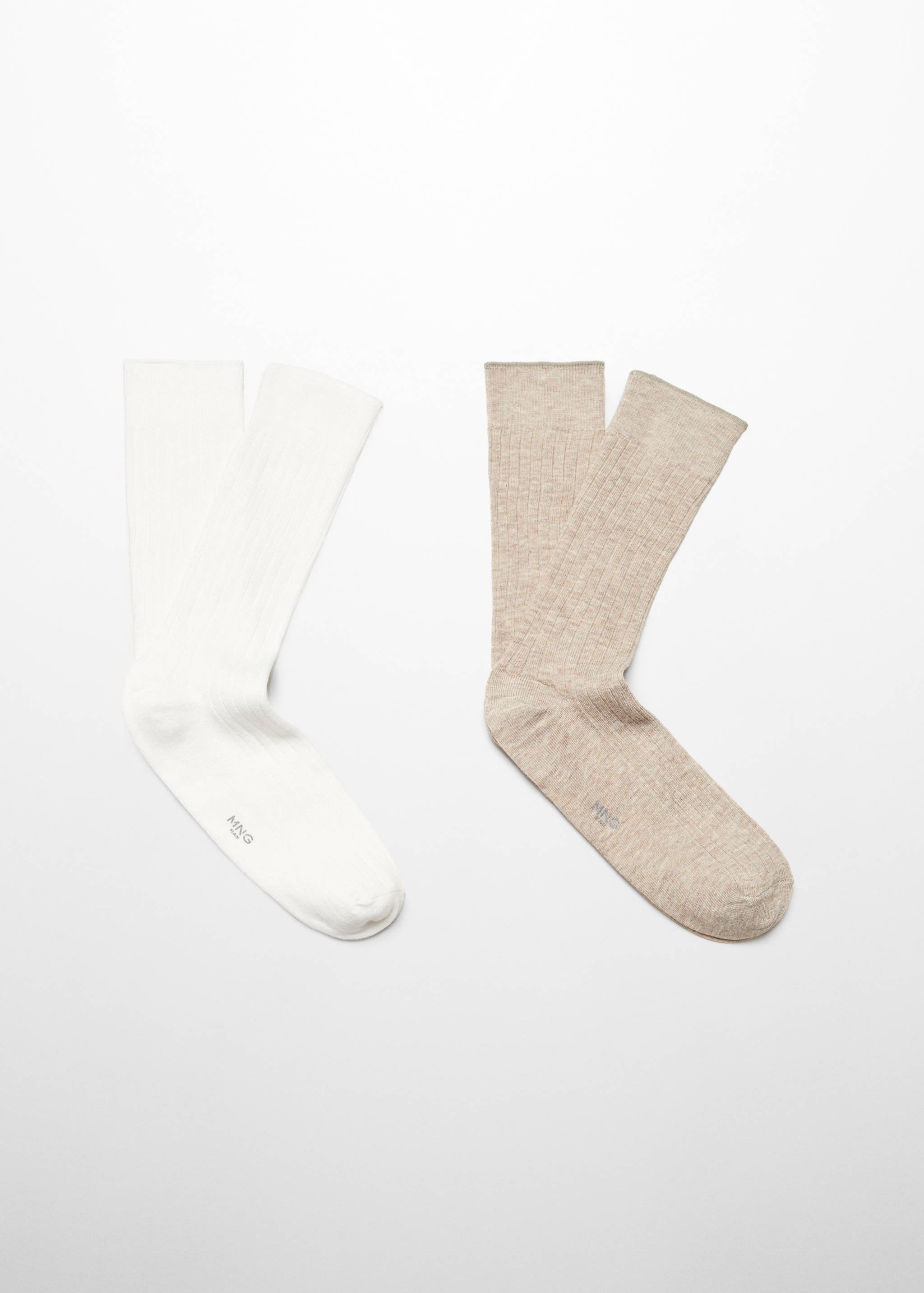 2 pack ribbed socks - Article without model