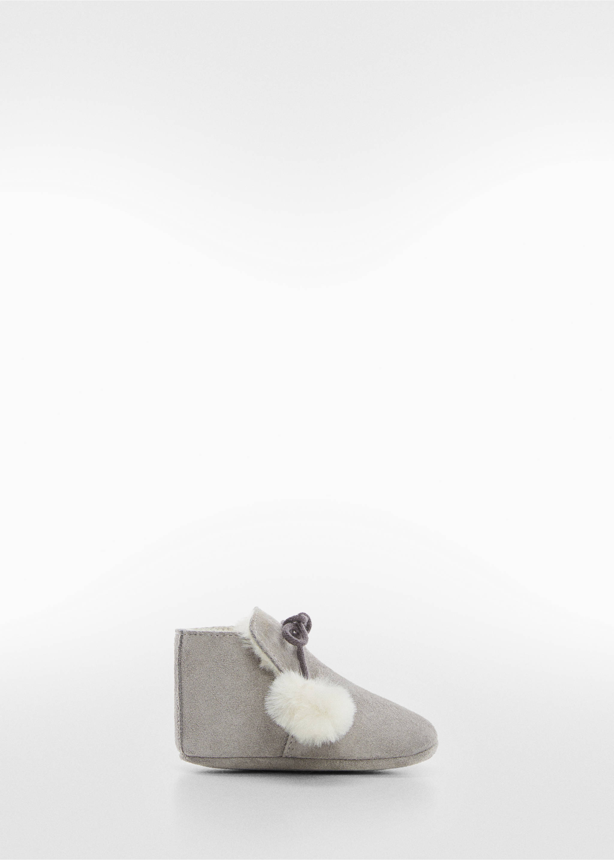 Fur leather shoes - Article without model, Grey. Ref: 57046316-00.