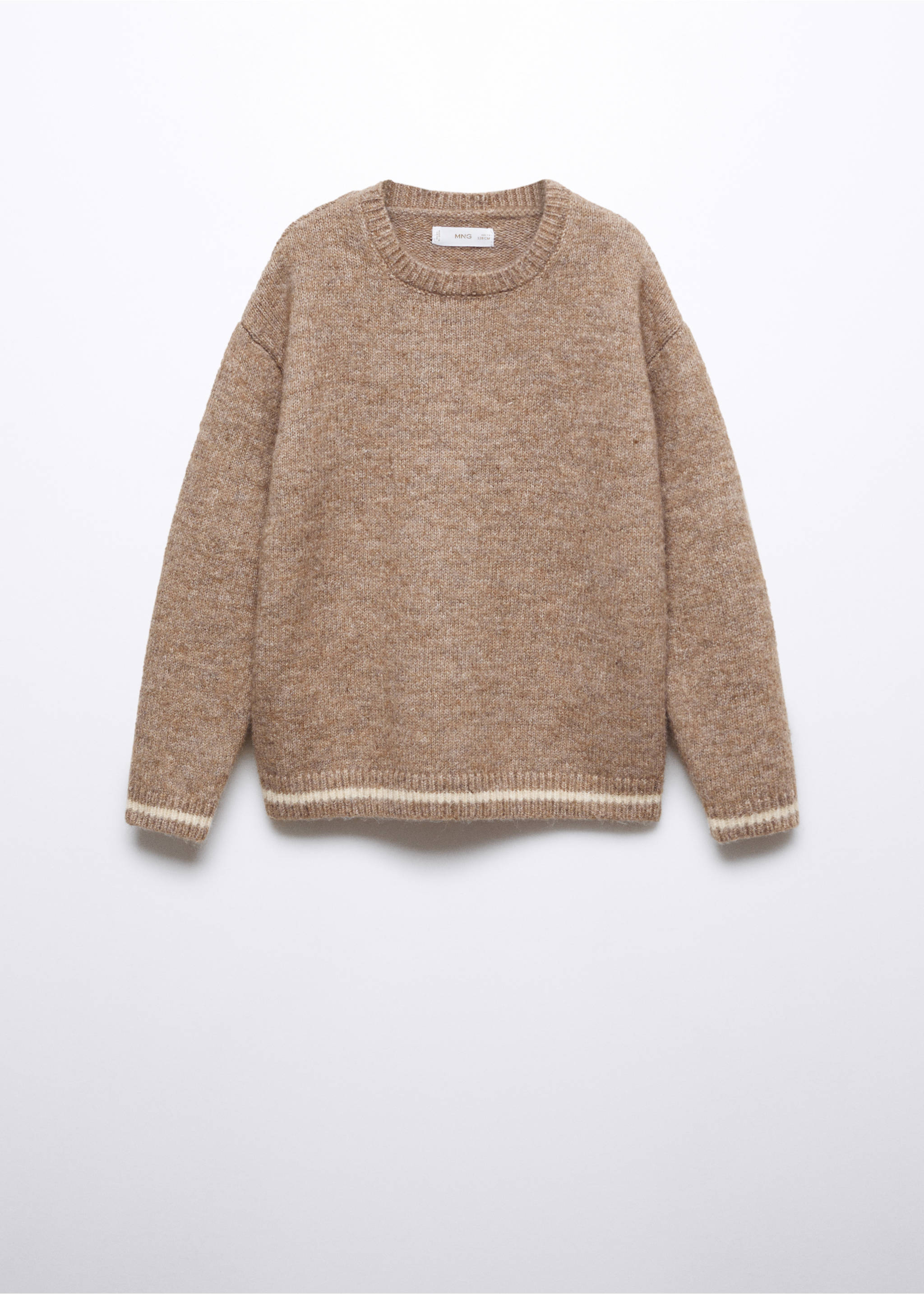 Knit sweater - Article without model, Brown. Ref: 57046721-00.