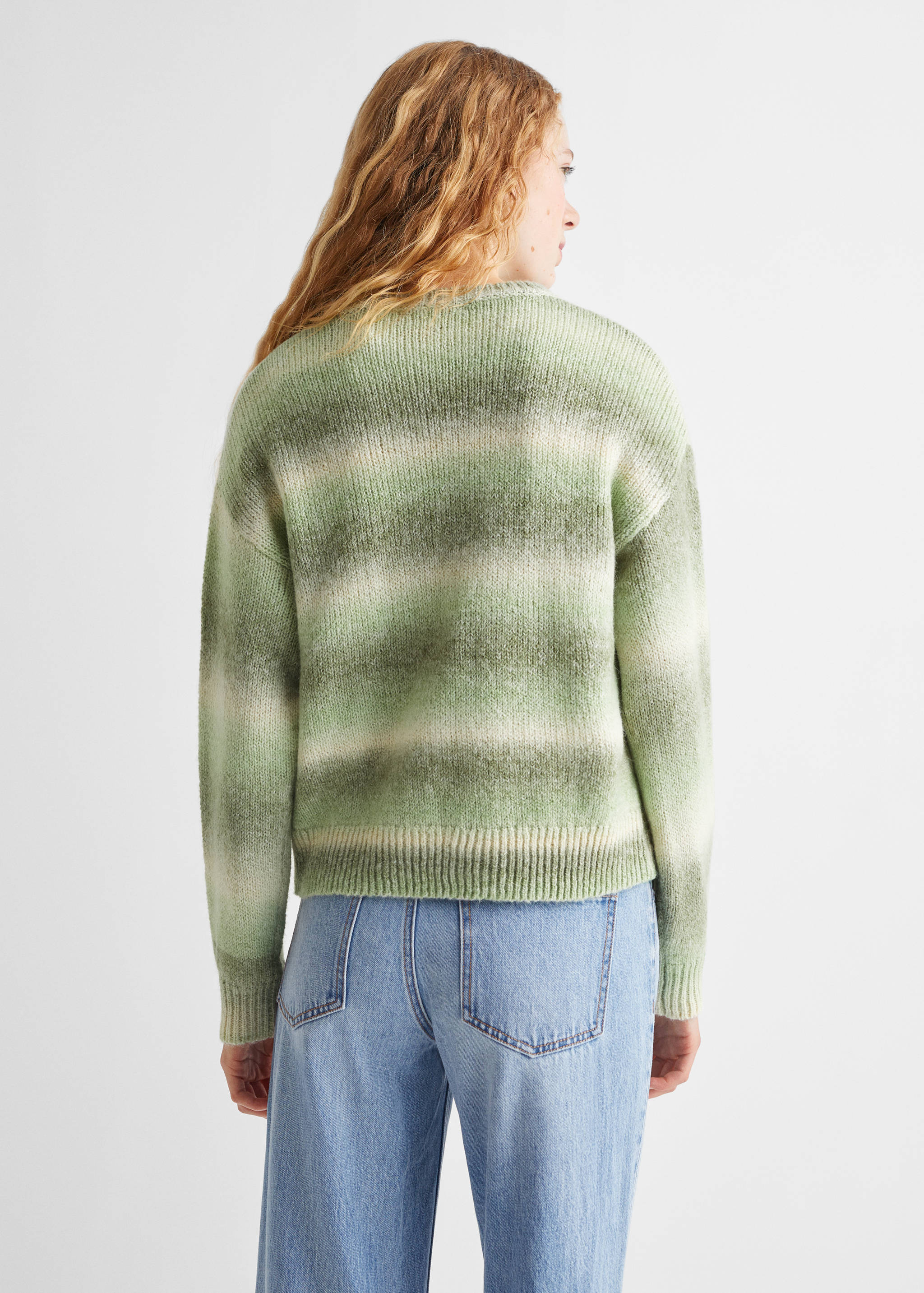 Gradient-print sweater - Reverse of the article