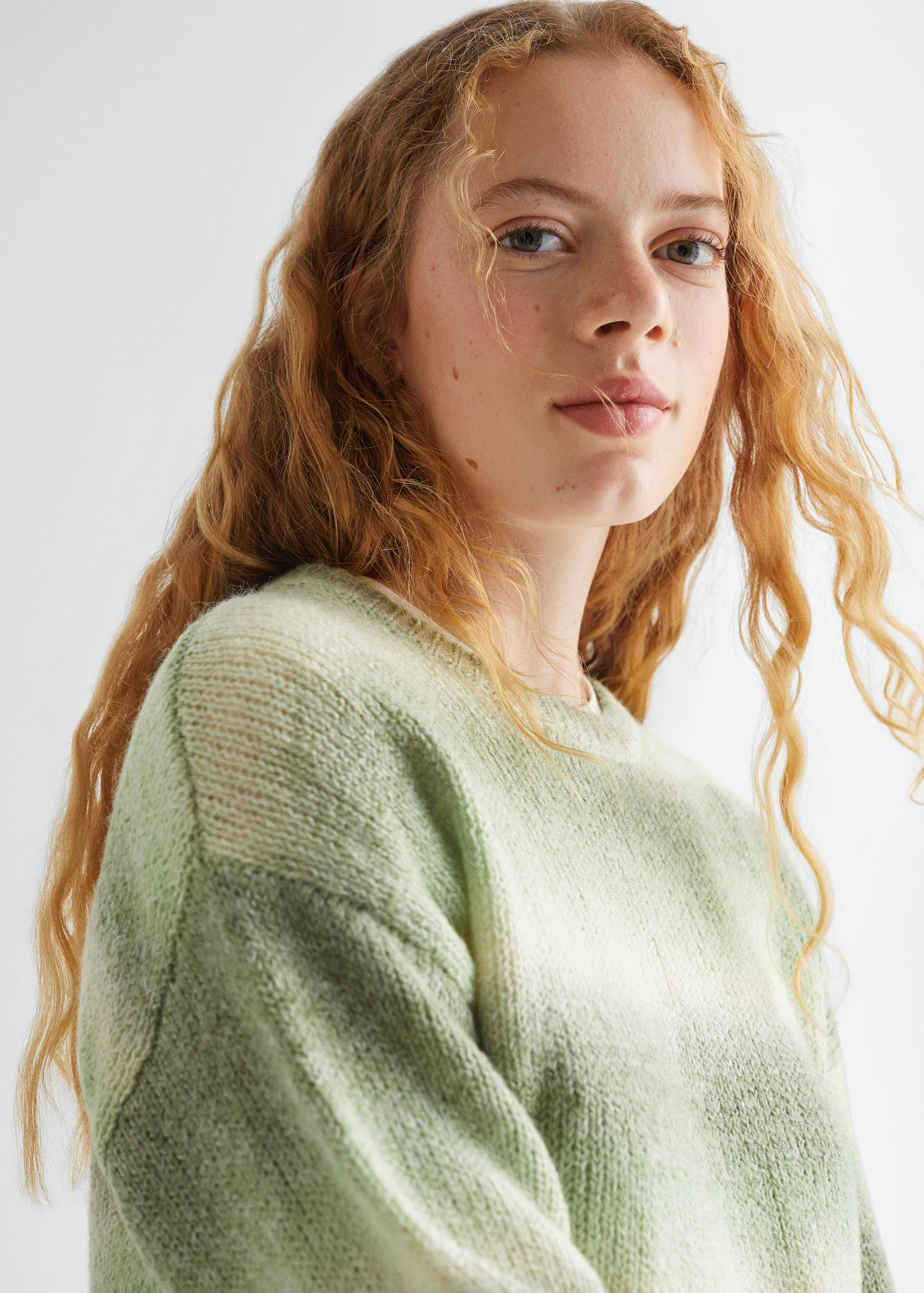 Gradient-print sweater - Details of the article 1