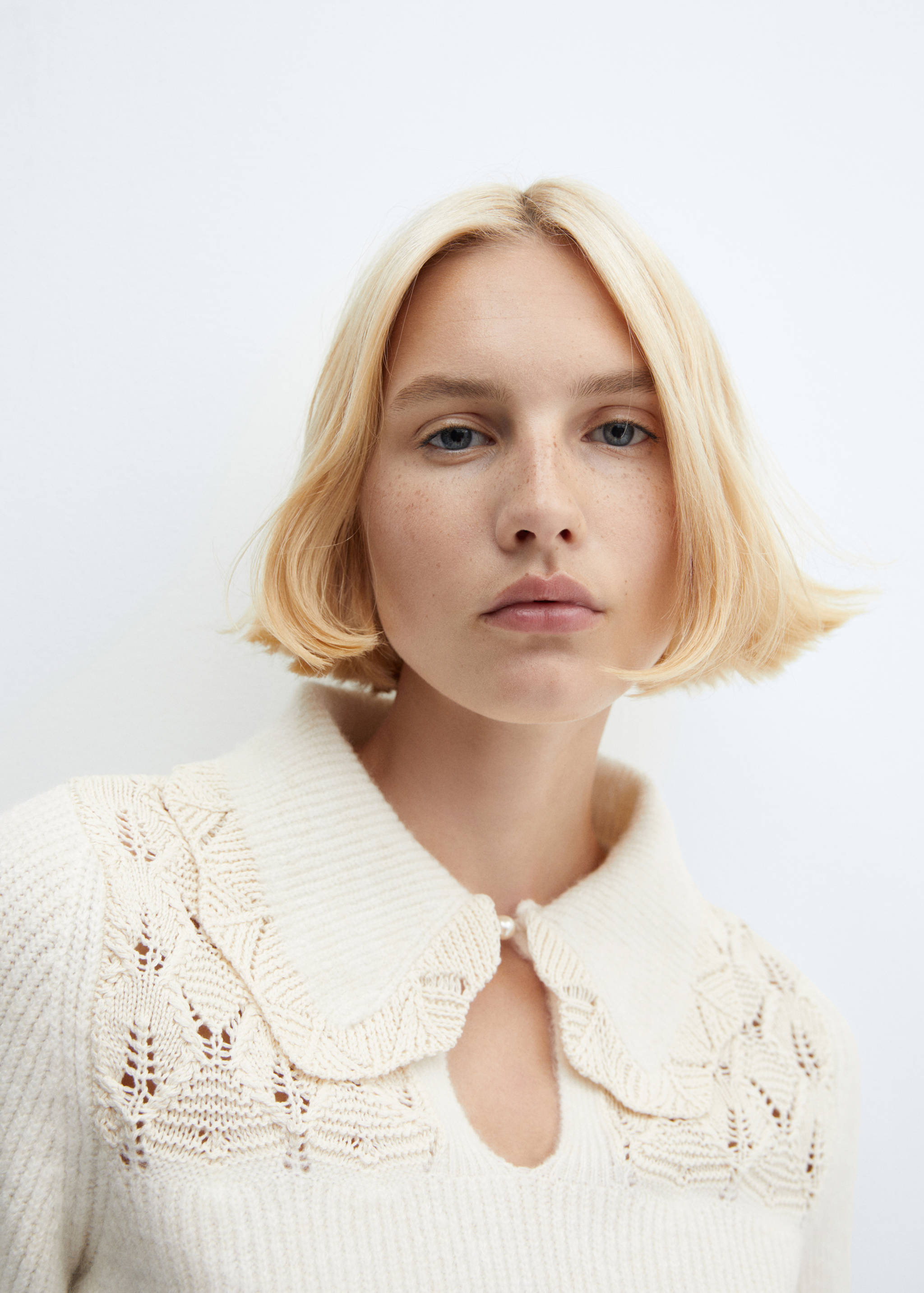 Openwork-knit sweater - Details of the article 1