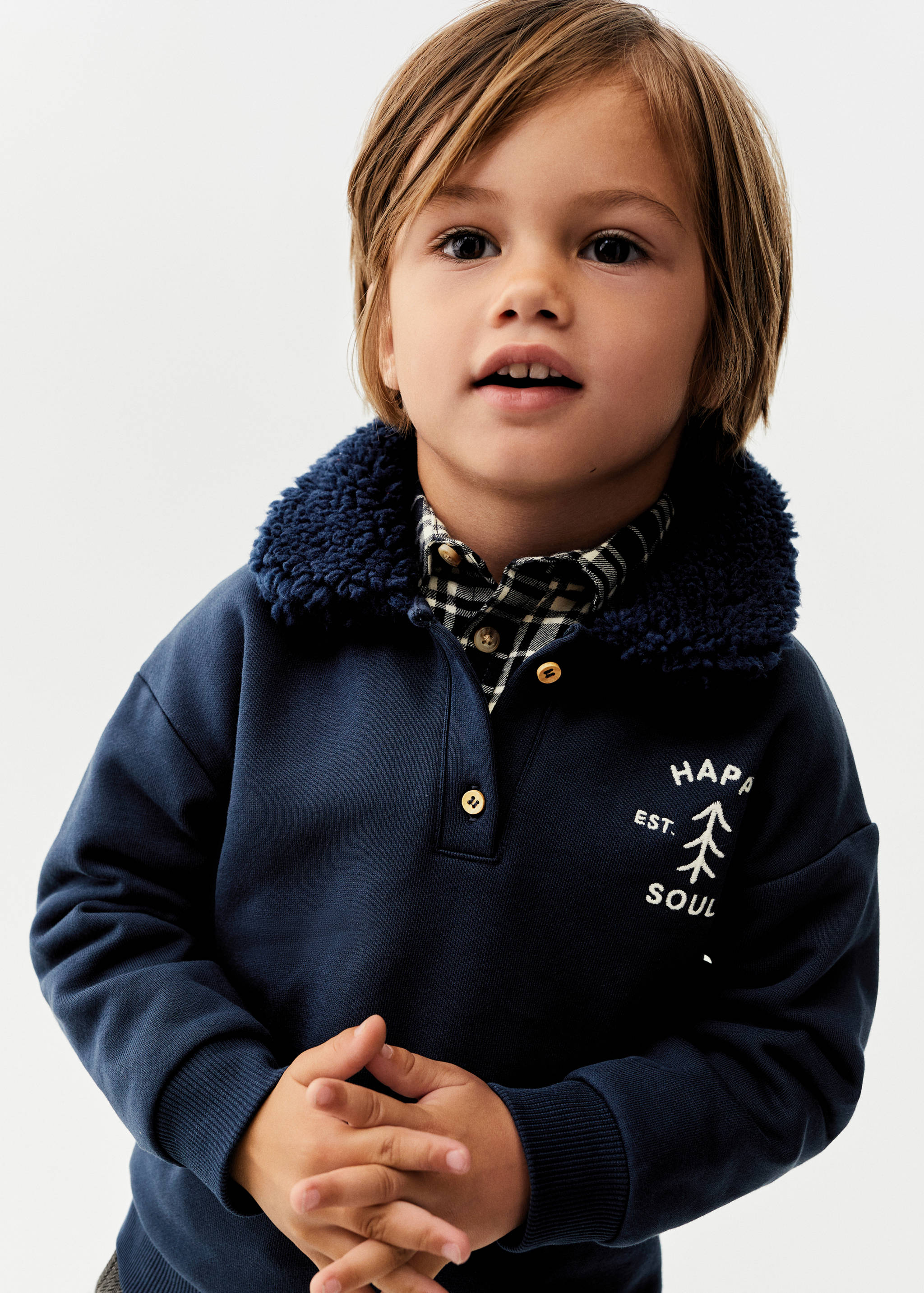 Sudadera polo algodón - Detalle del artículo 1