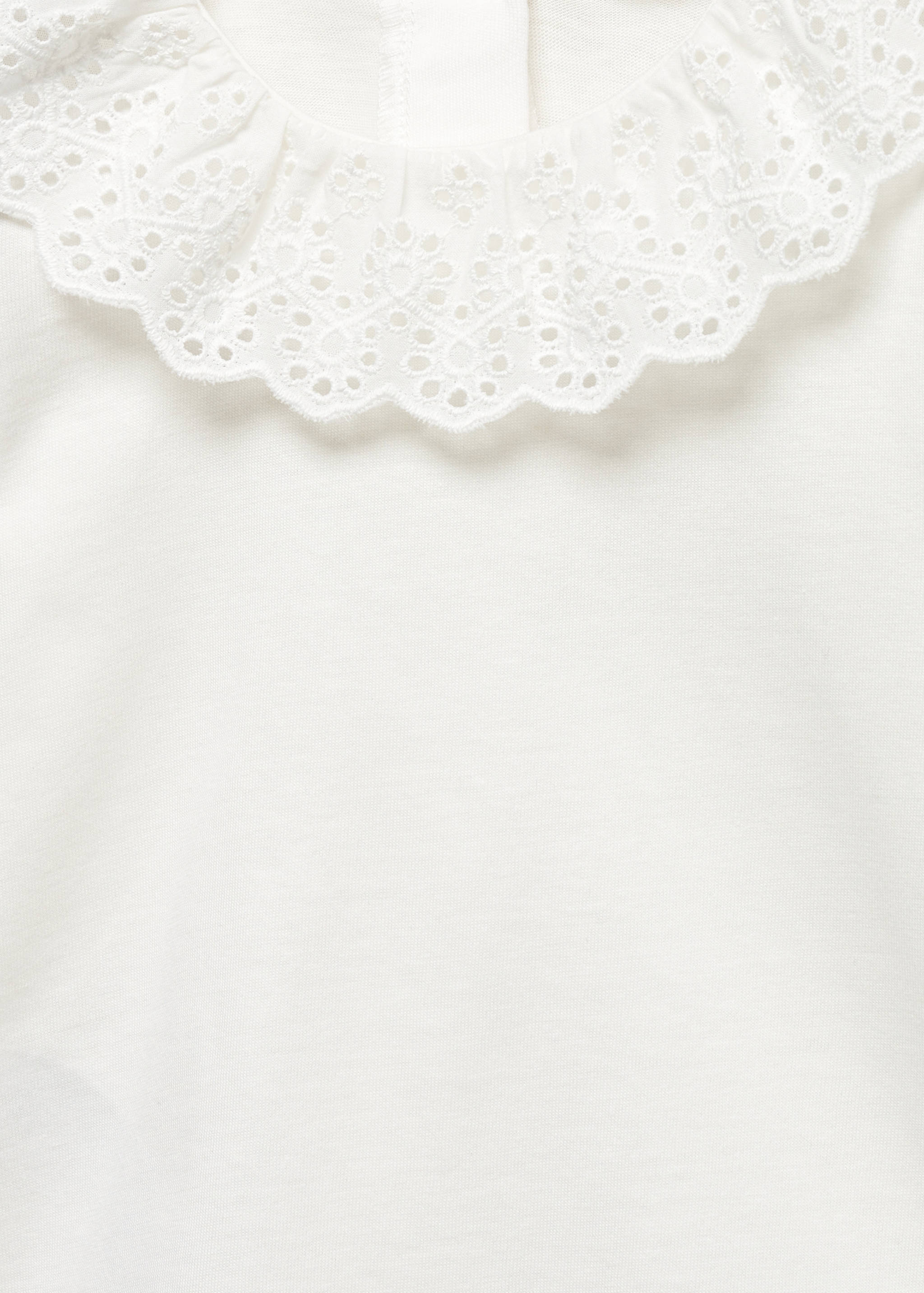 Babydoll collar cotton T-shirt - Details of the article 0