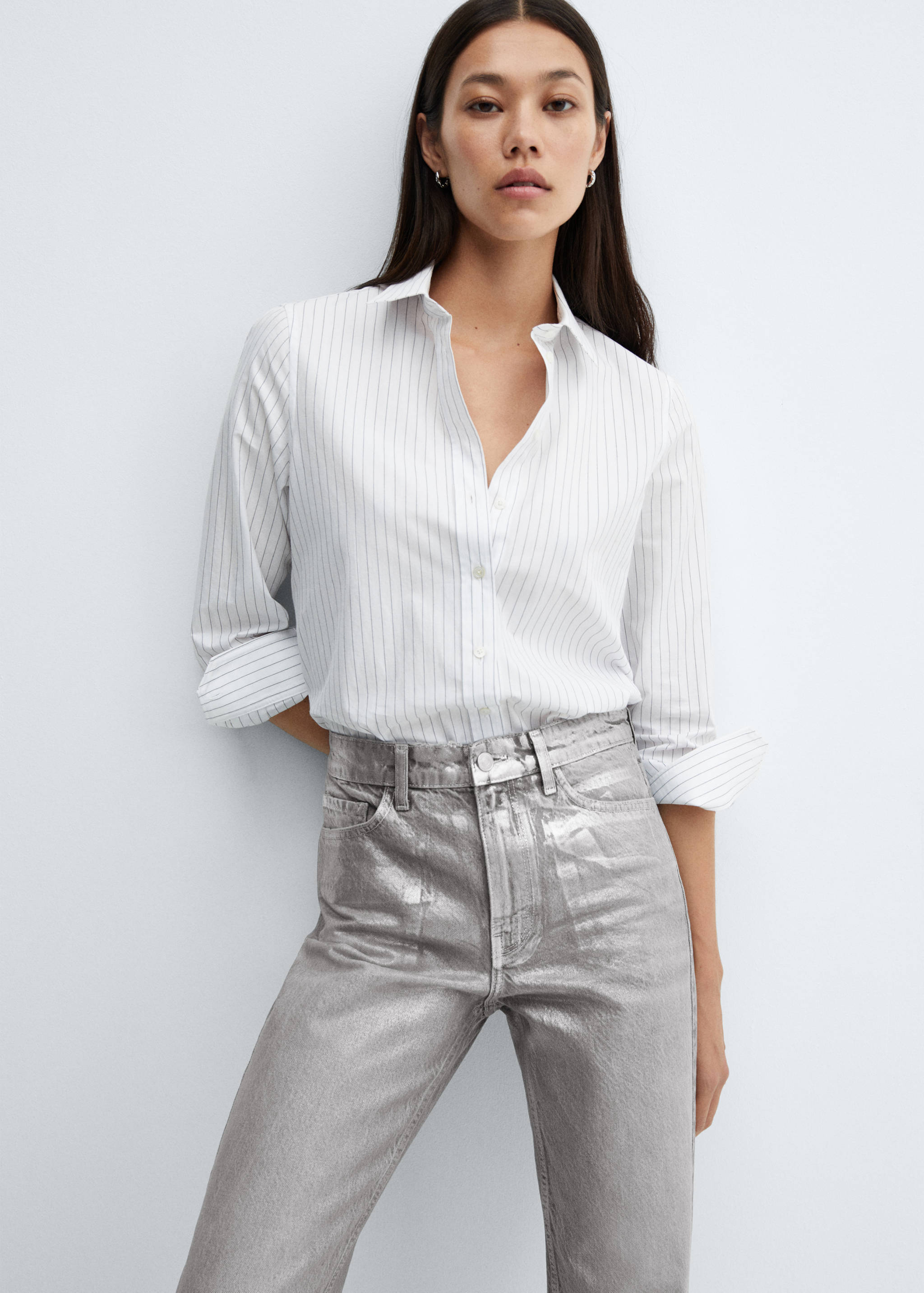 Jean droit foil - Verso de l’article