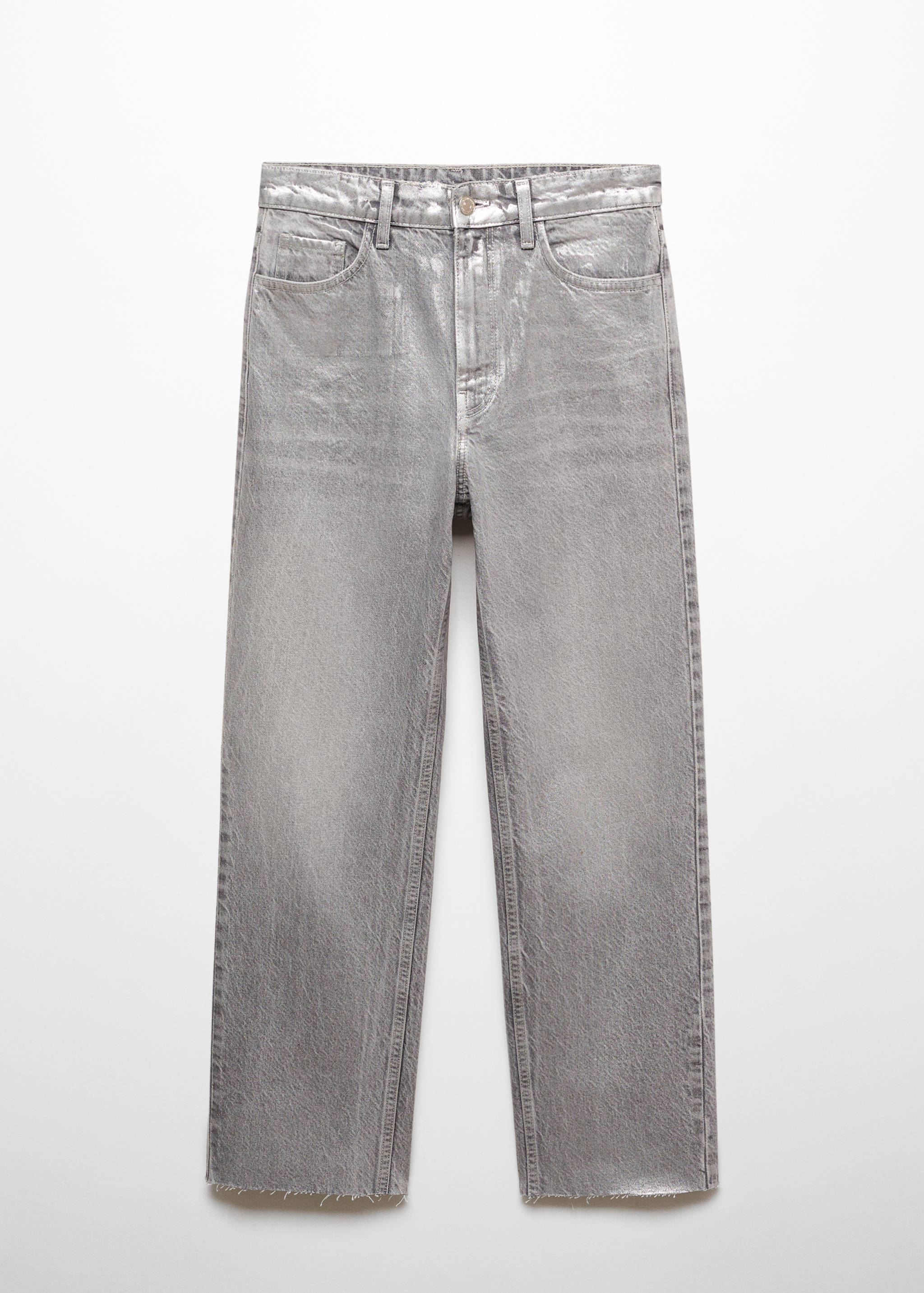 Straight foil jeans - Article without model