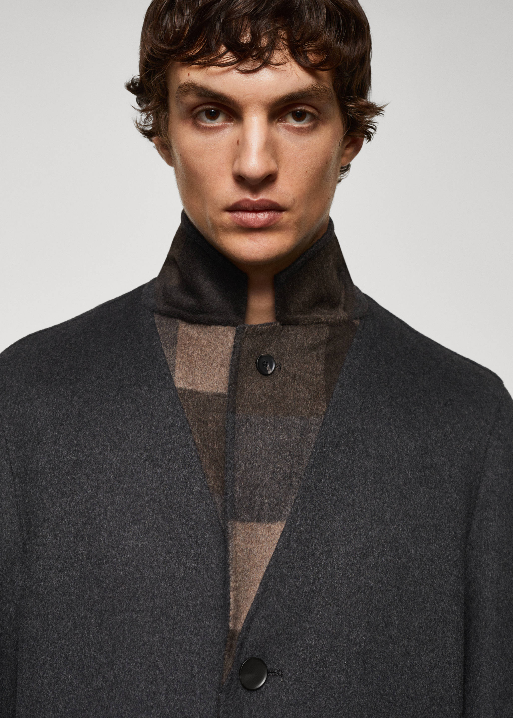 Płaszcz handmade z wełny z recyklingu - Szczegóły artykułu 1