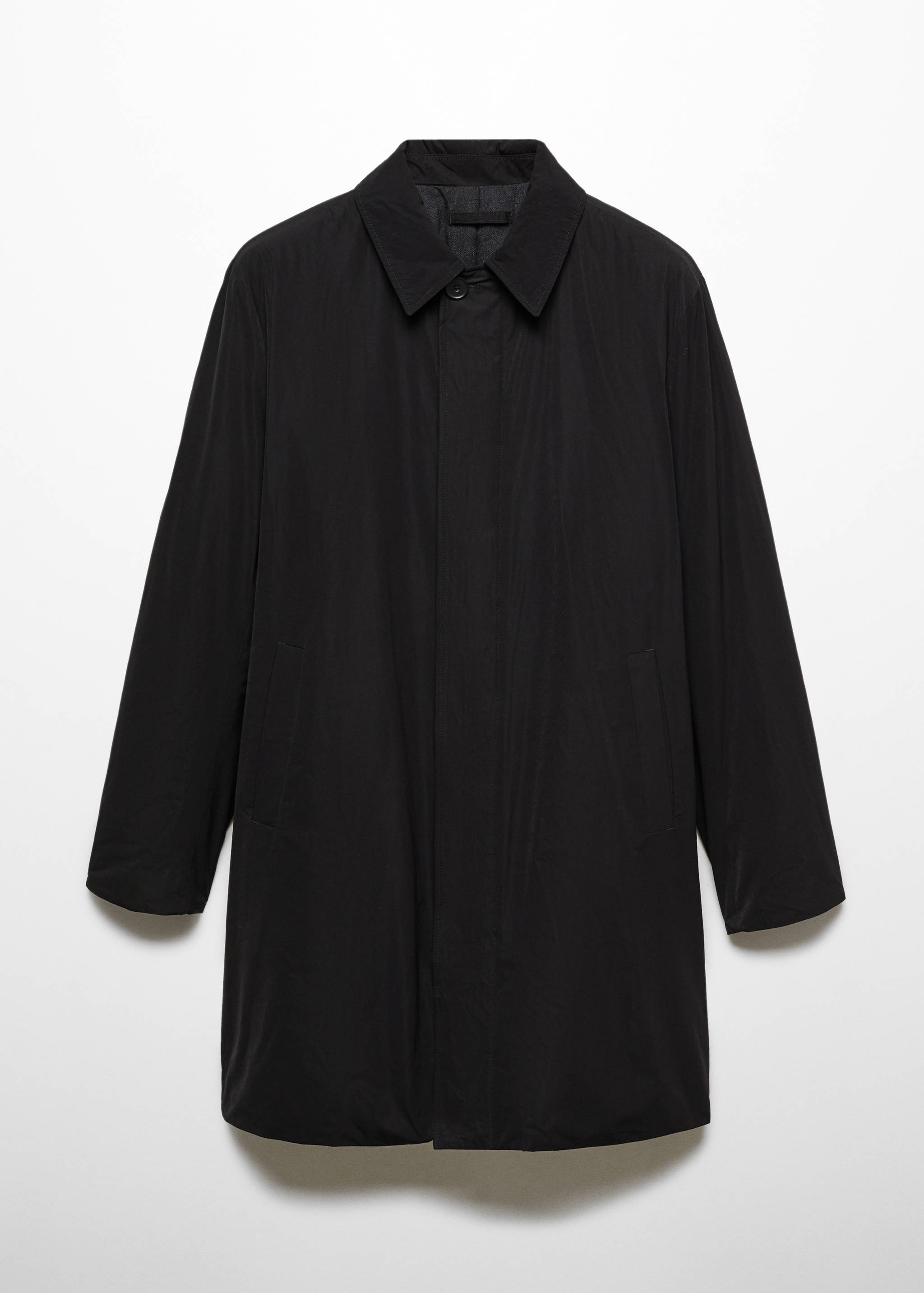 Water-repellent quilted trench coat - Article without model