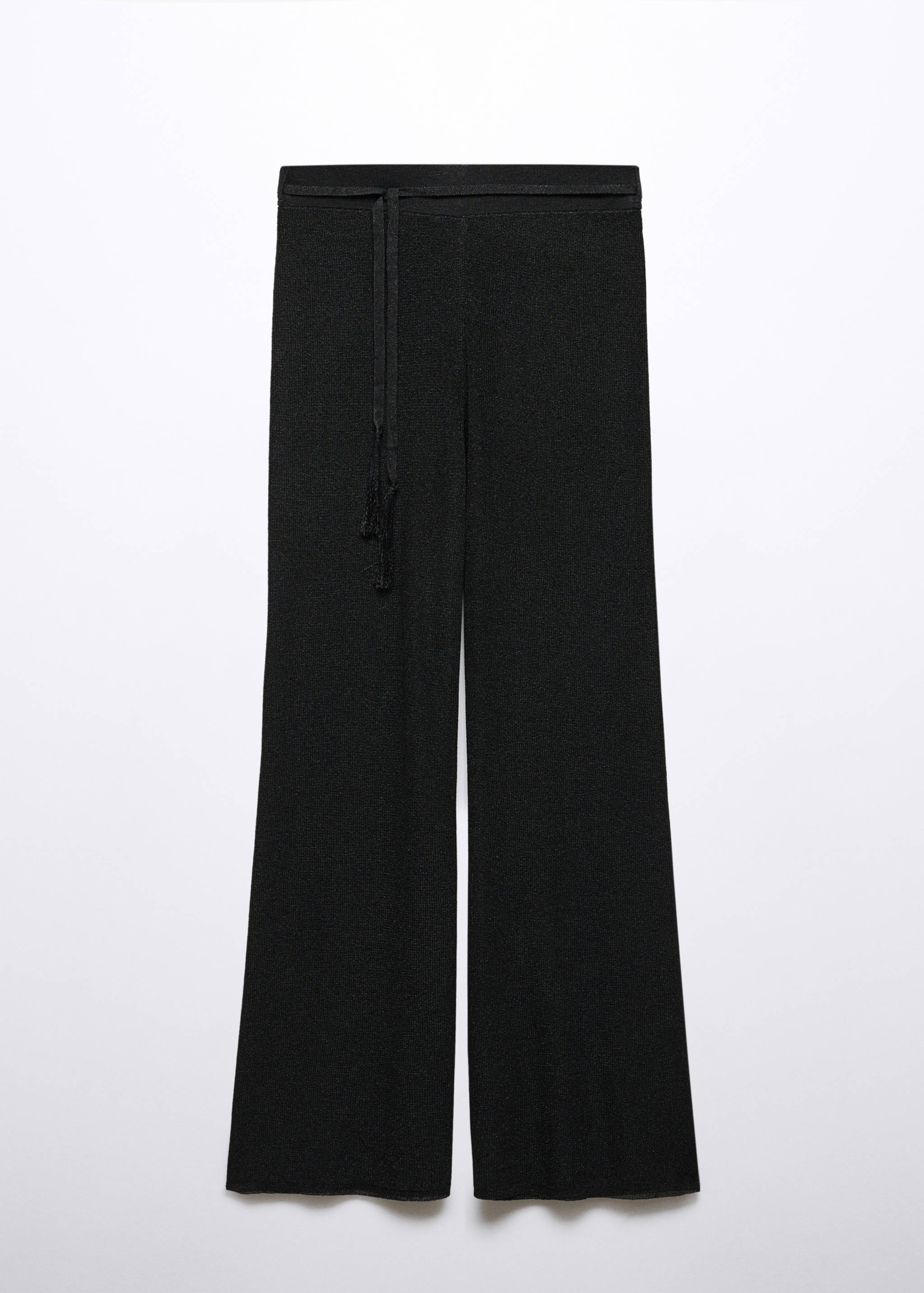 Lurex-knit flared trousers - Article without model