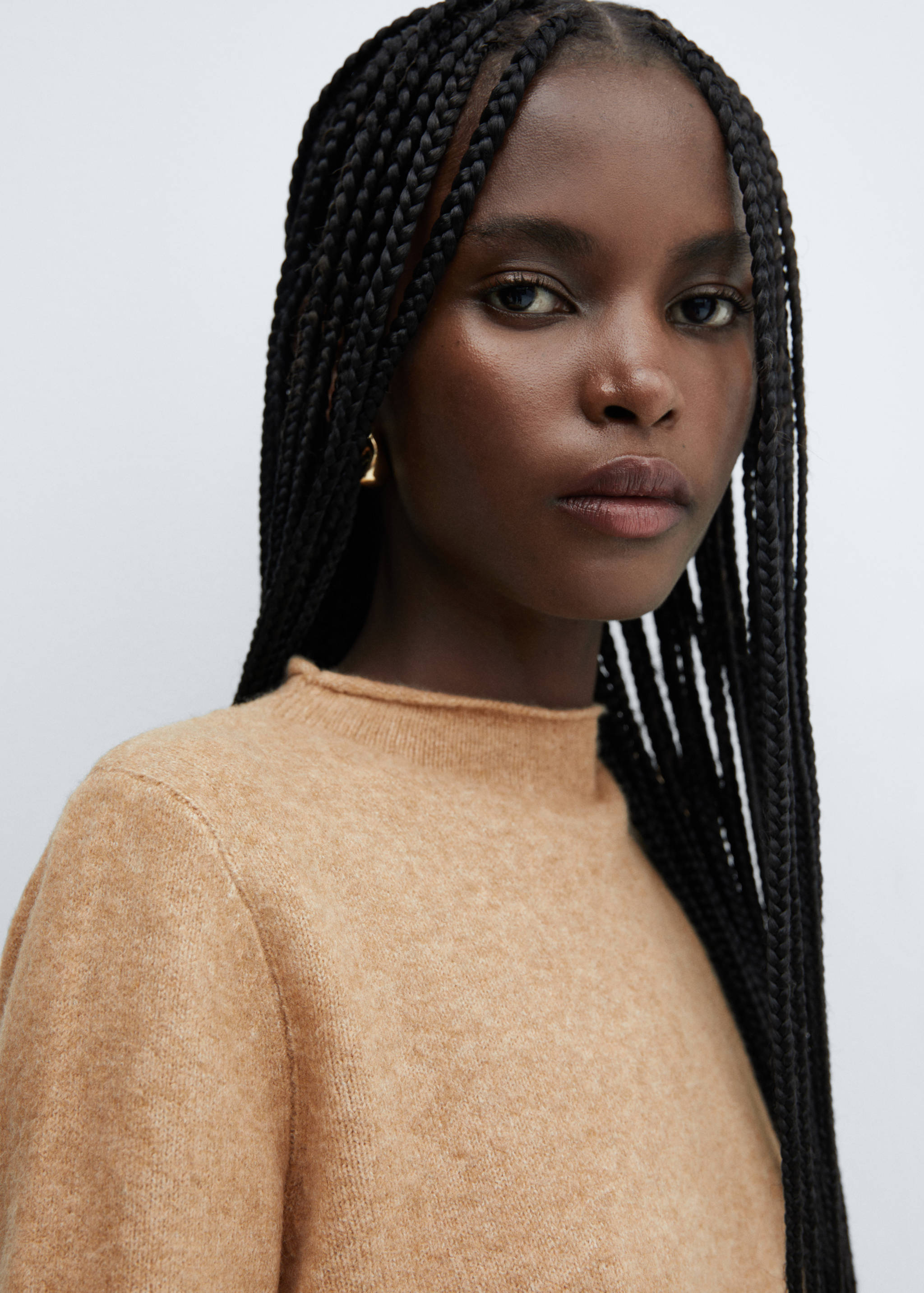 Strickkleid mit halbhohem Kragen - Detail des Artikels 1