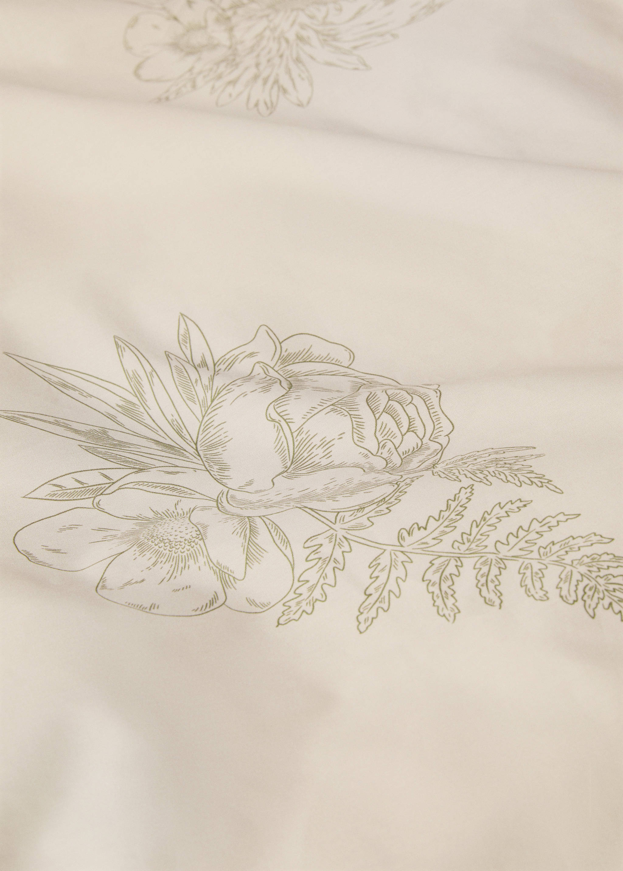 Floral design duvet cover single bed - Details of the article 2