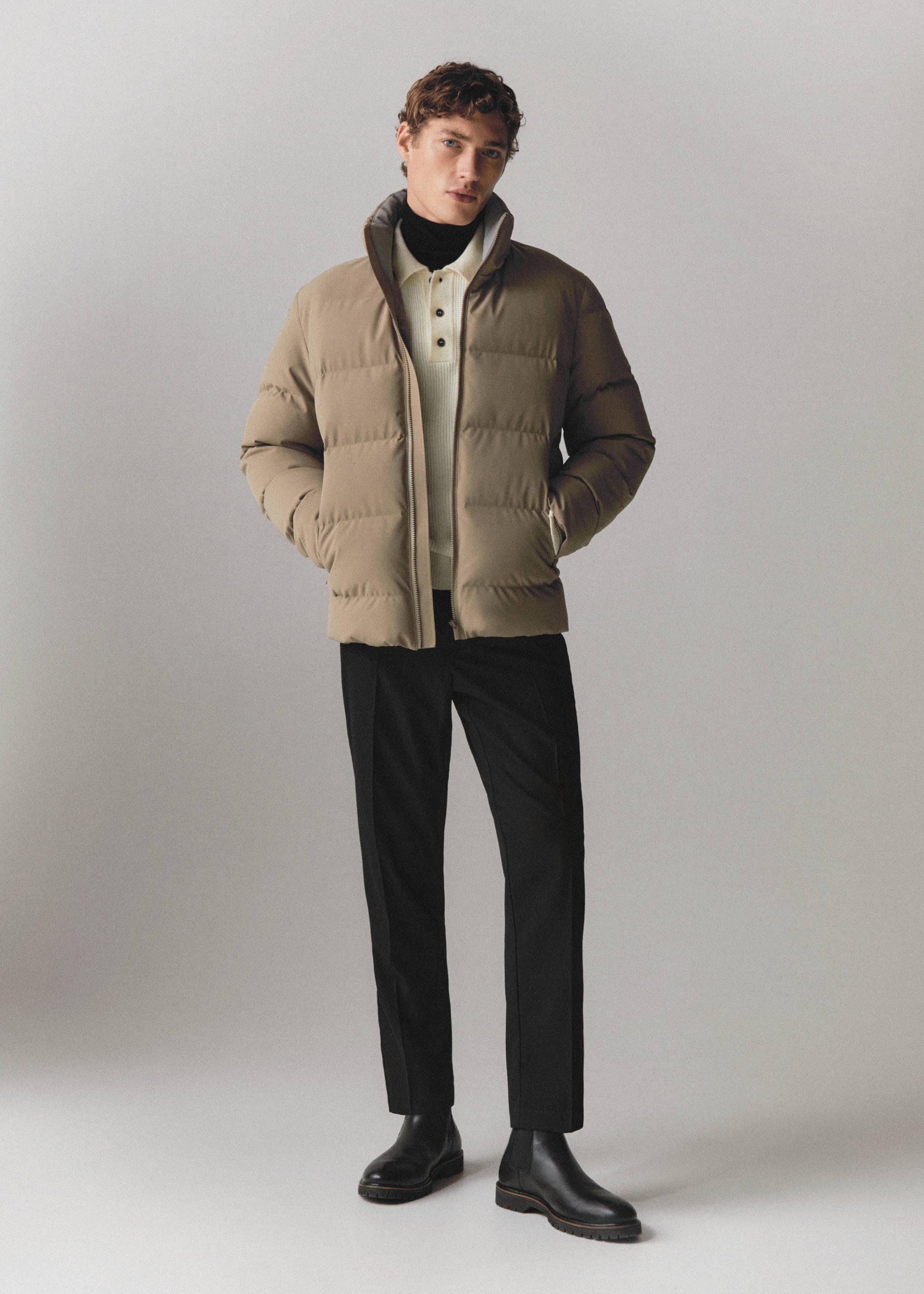 Water-repellent down anorak - Details of the article 5