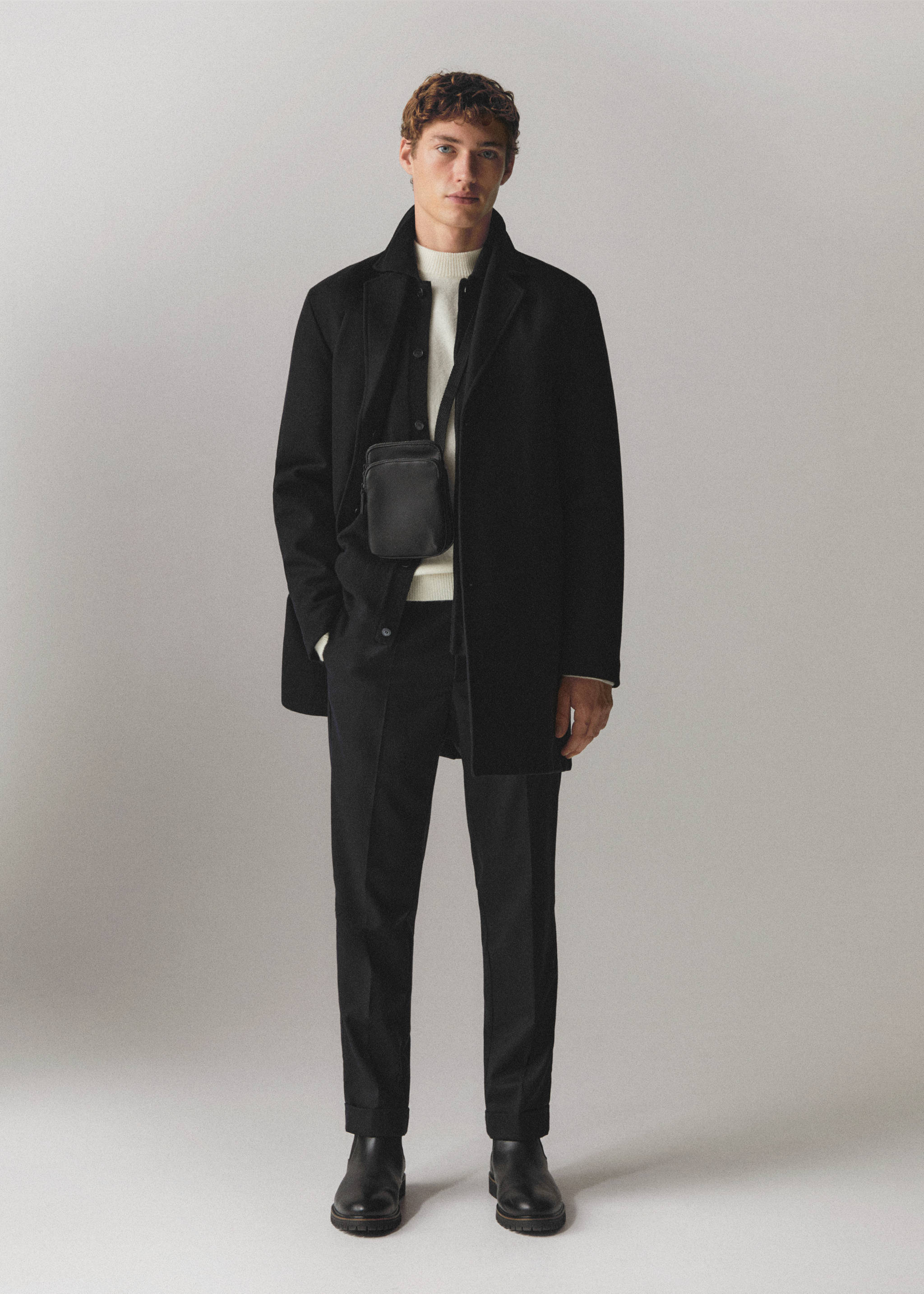 Wollen jas met afneembare capuchon - Detail van het artikel 5