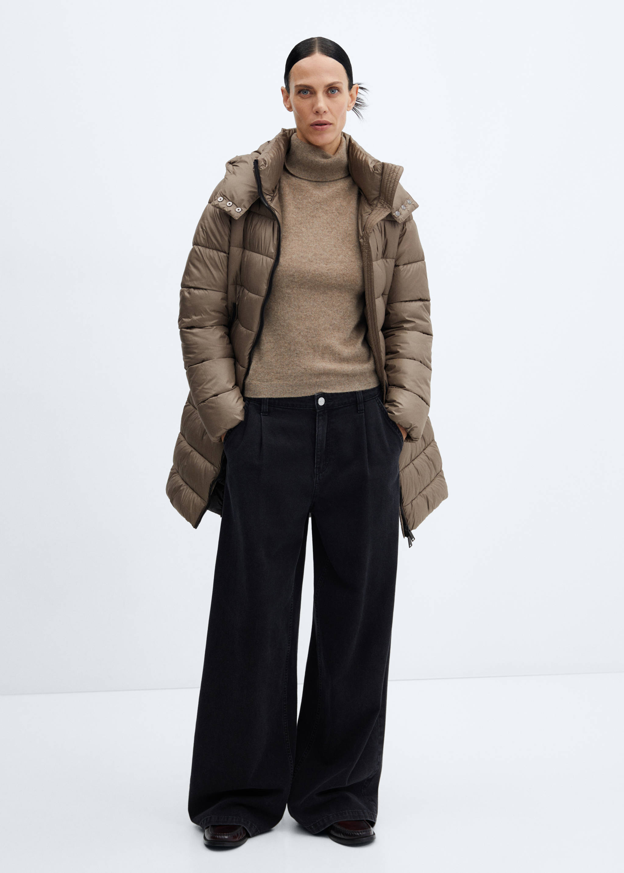 Taillierte Midi-Anorak - Allgemeine Ansicht