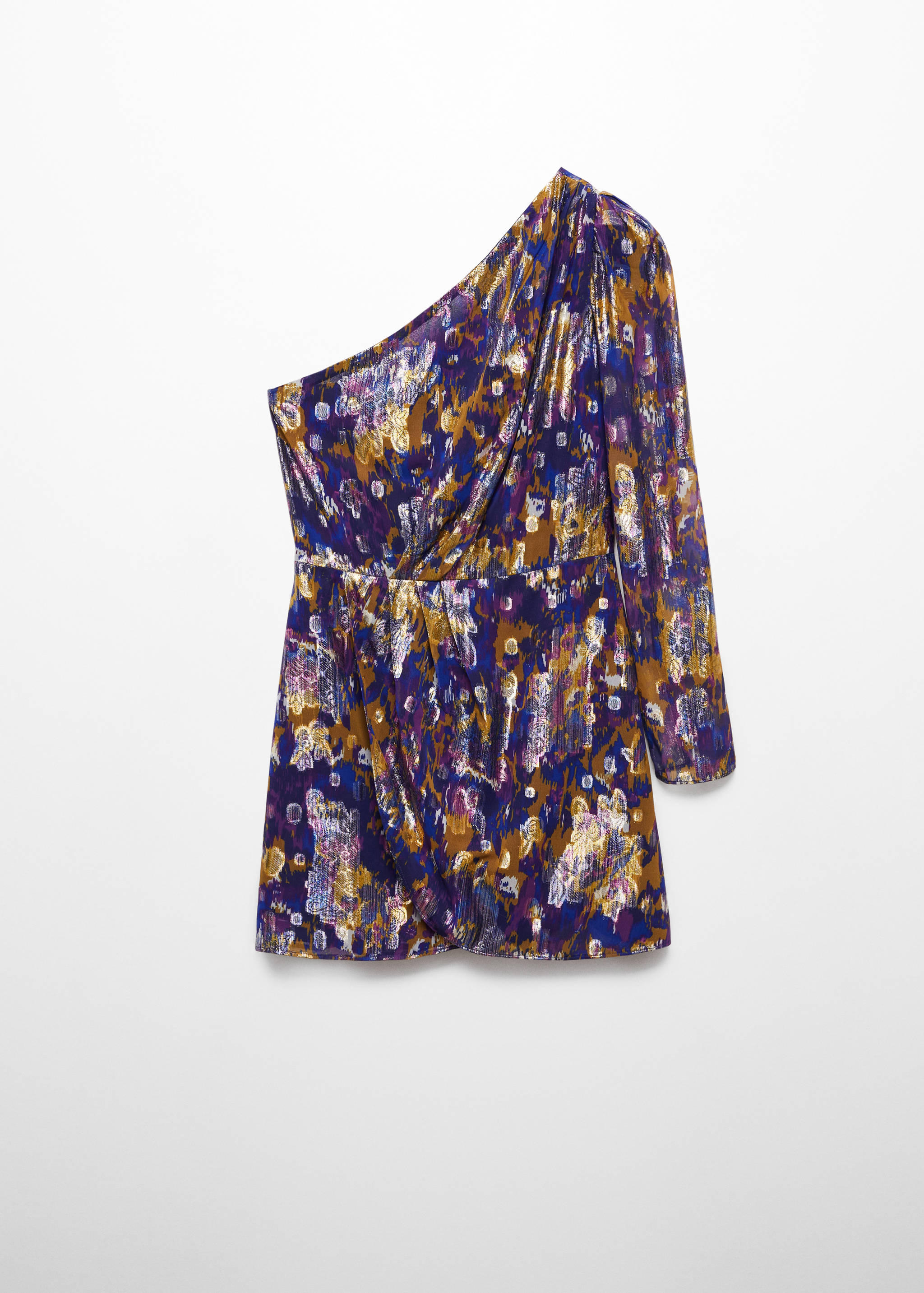 Robe asymétrique imprimée - Article sans modèle