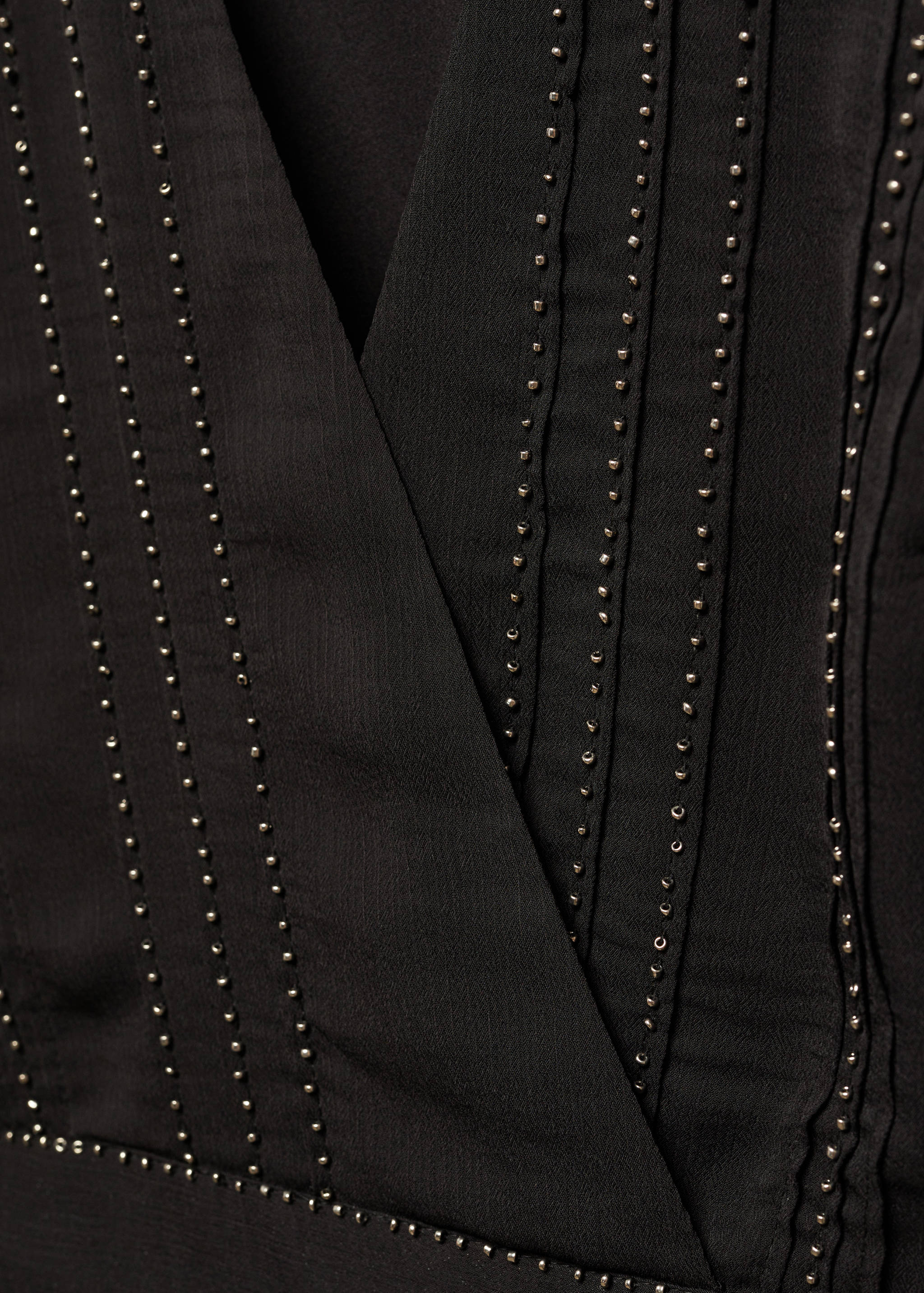 Short dress with bead detail - Details of the article 8