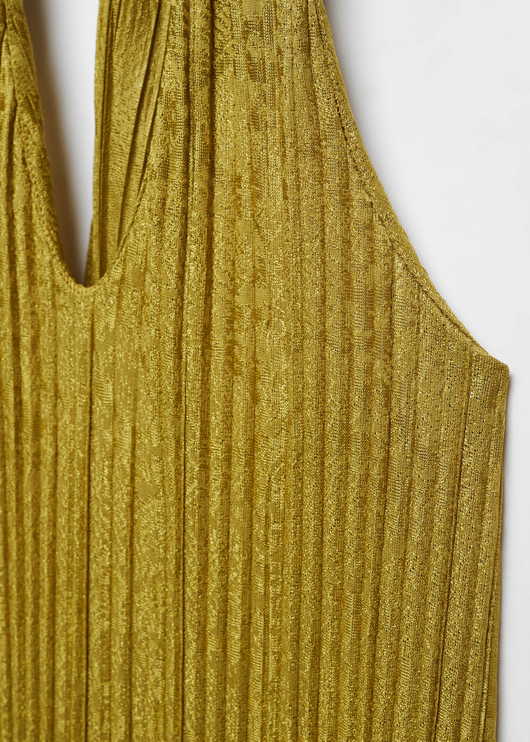 Open-back pleated dress - Details of the article 8