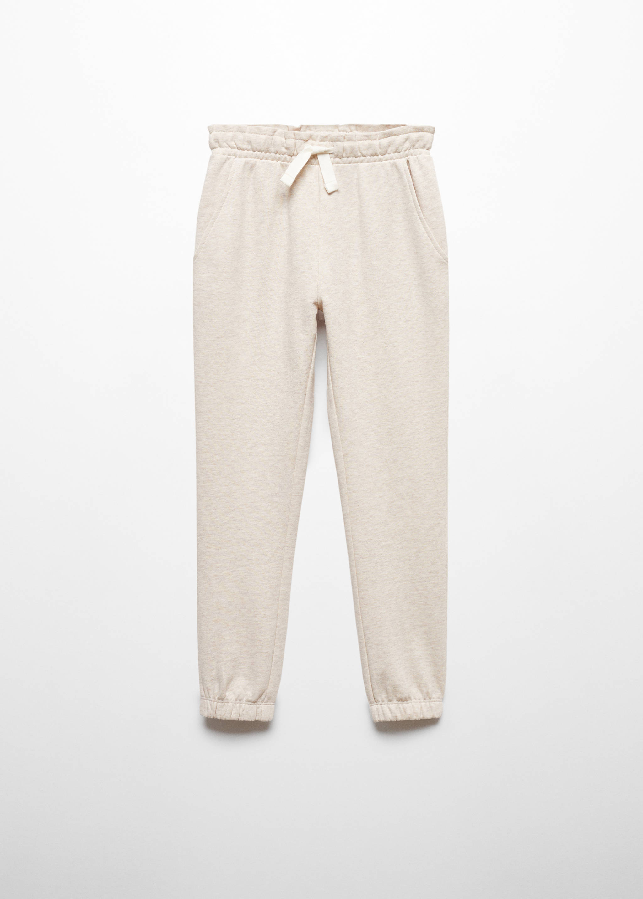 Cotton jogger-style trousers - Article without model