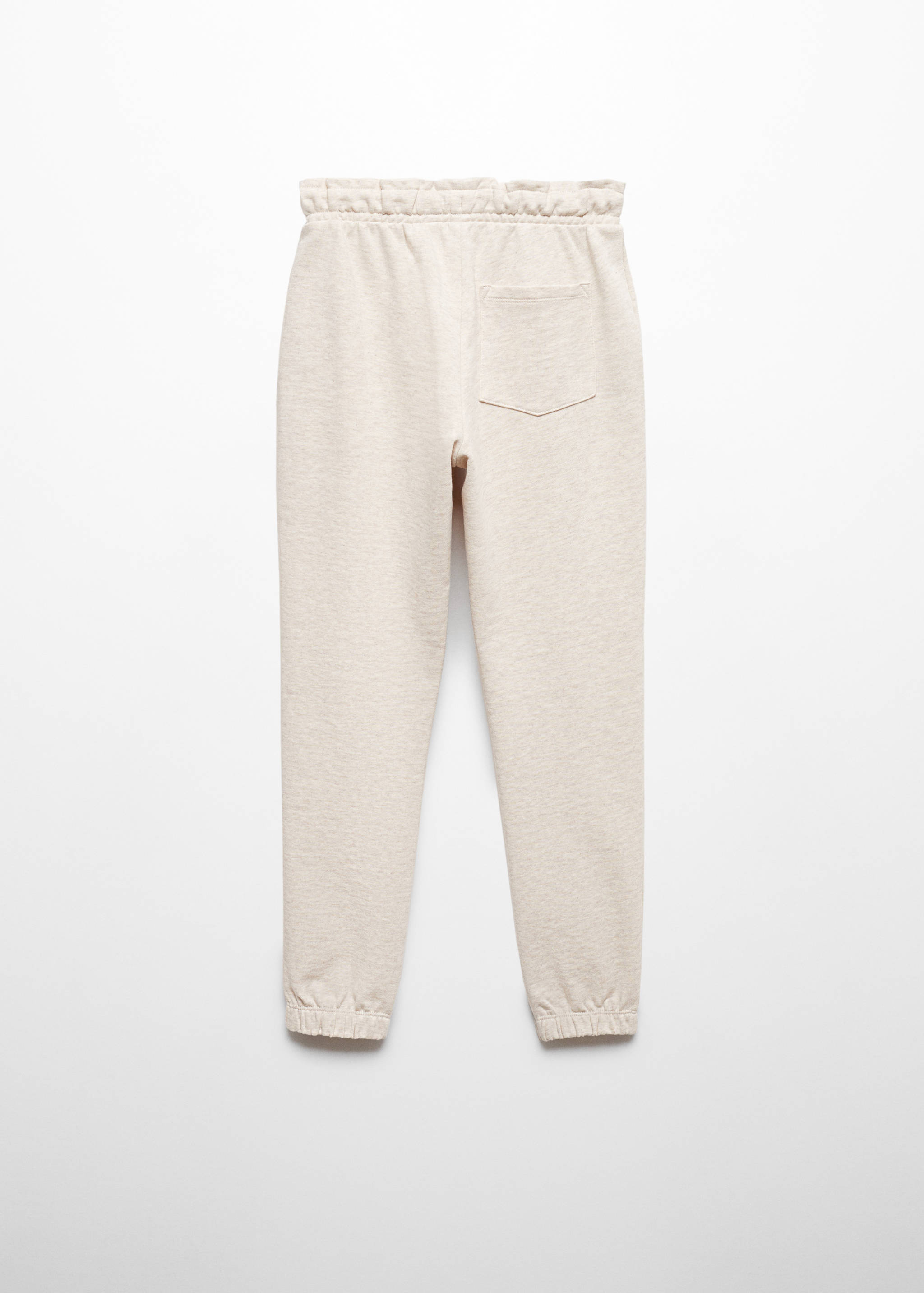 Cotton jogger-style trousers - Reverse of the article