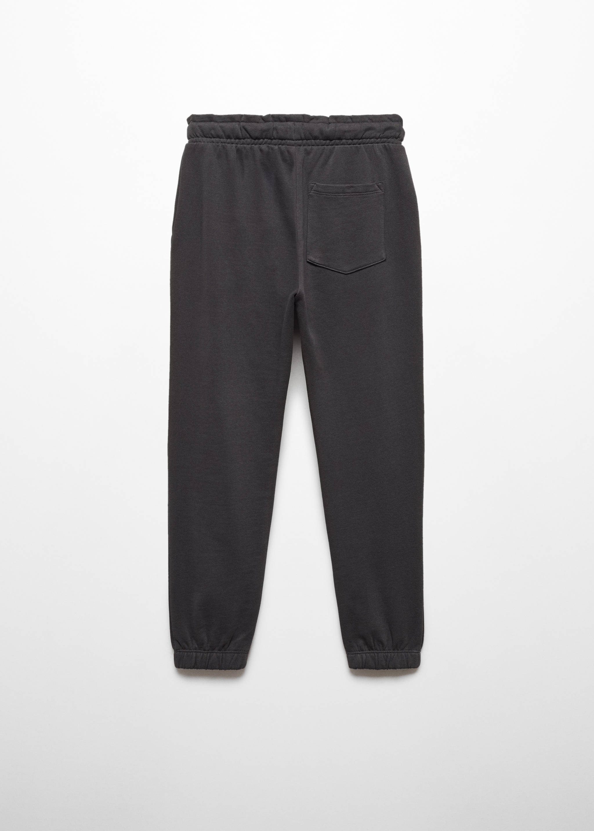 Cotton jogger-style trousers - Reverse of the article