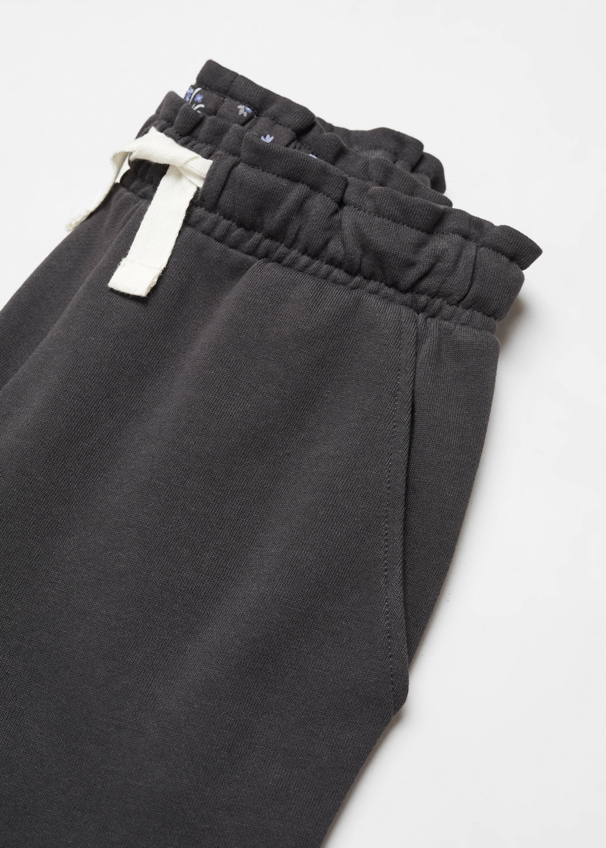 Cotton jogger-style trousers - Details of the article 8
