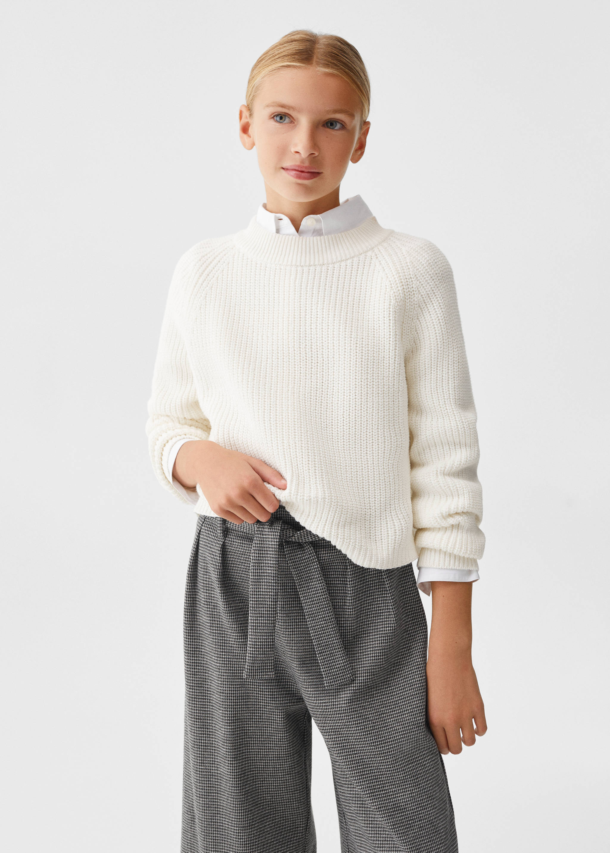 Houndstooth trousers - Medium plane