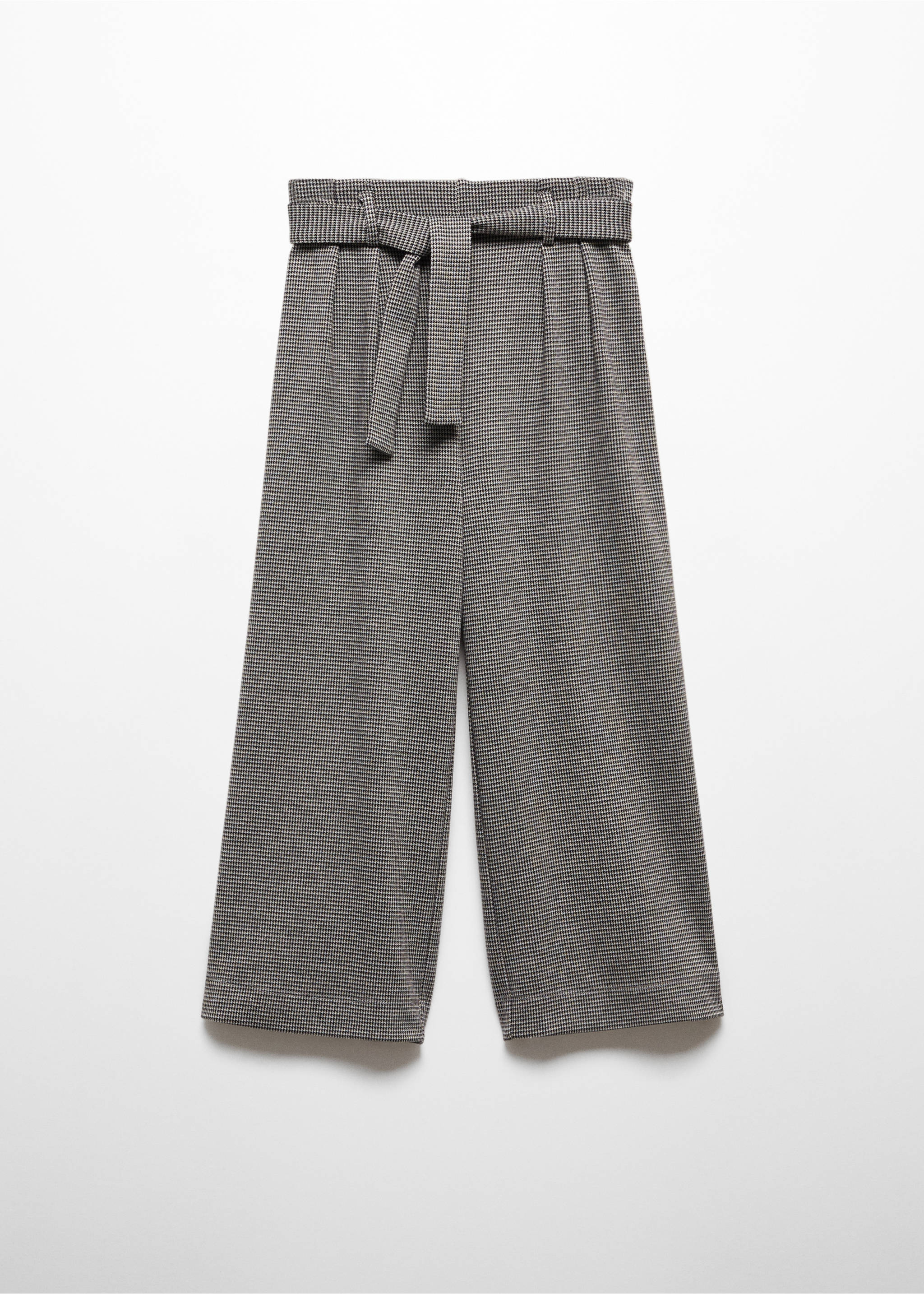 Houndstooth trousers - Article without model, Black. Ref: 57048637-00.