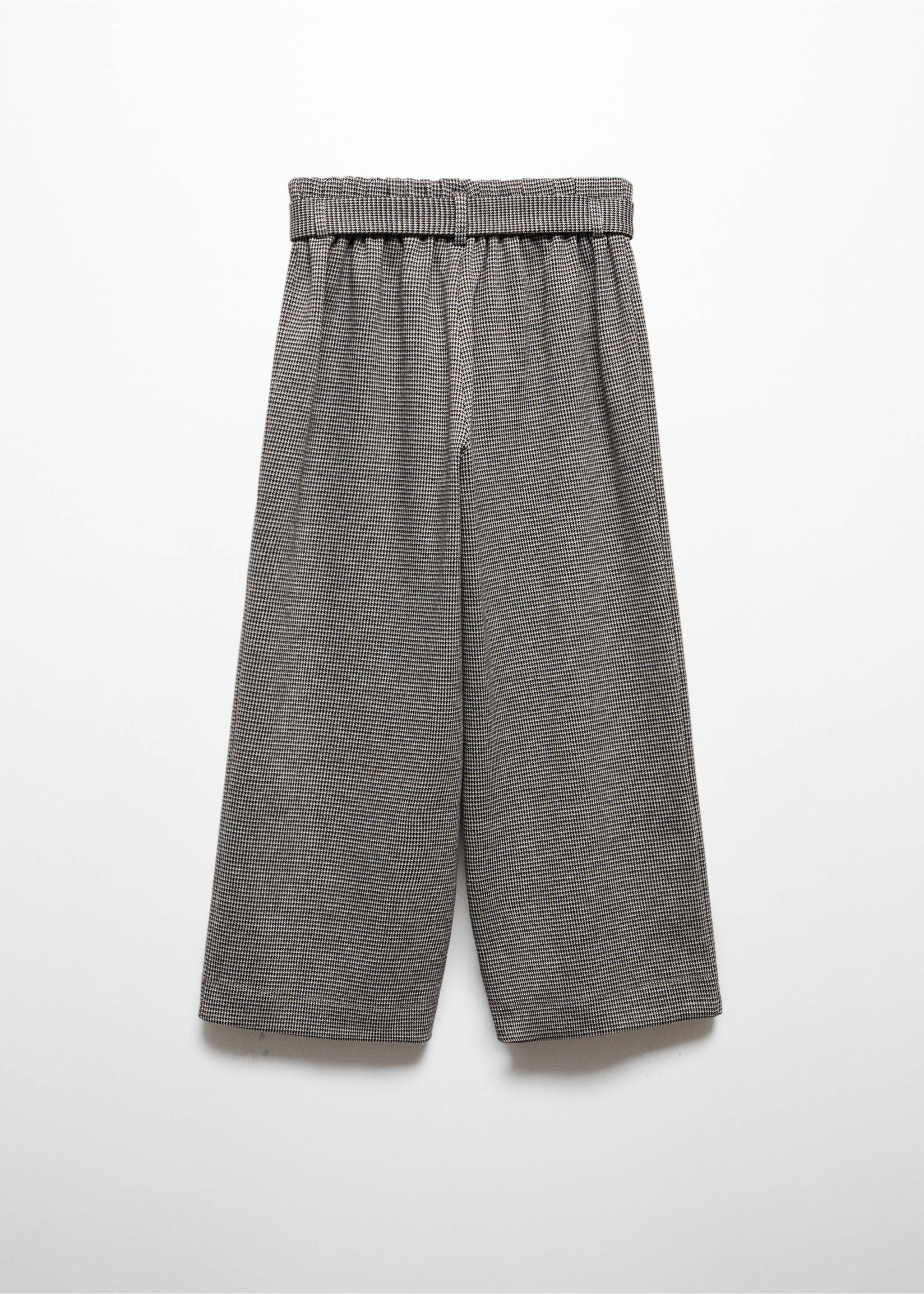 Houndstooth trousers - Details of the article 8, Black. Ref: 57048637-00.