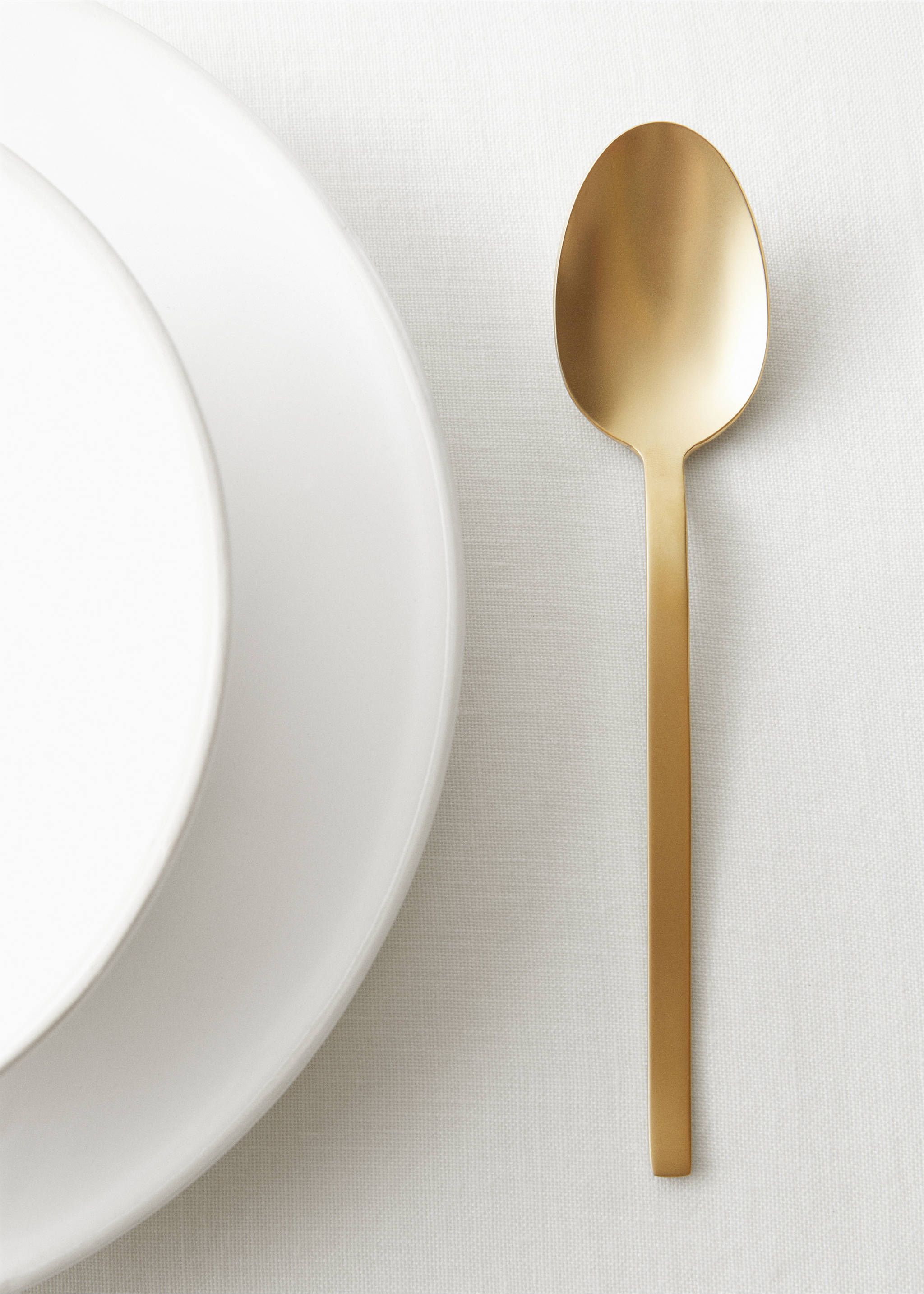4-pack of 100% steel gold spoons - Details of the article 7, Gold. Ref: 57049082-00.