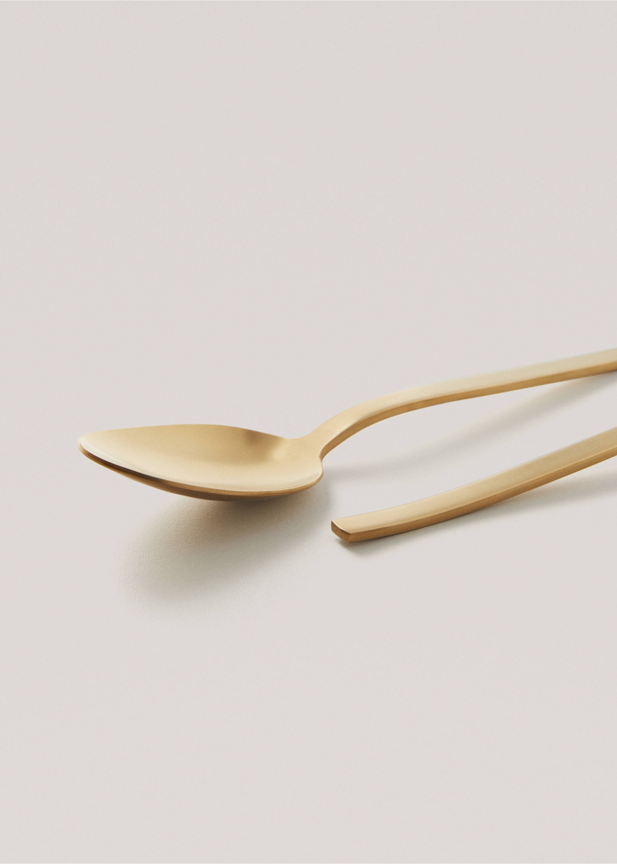 4-pack of 100% steel gold spoons - Details of the article 1, Gold. Ref: 57049082-00.