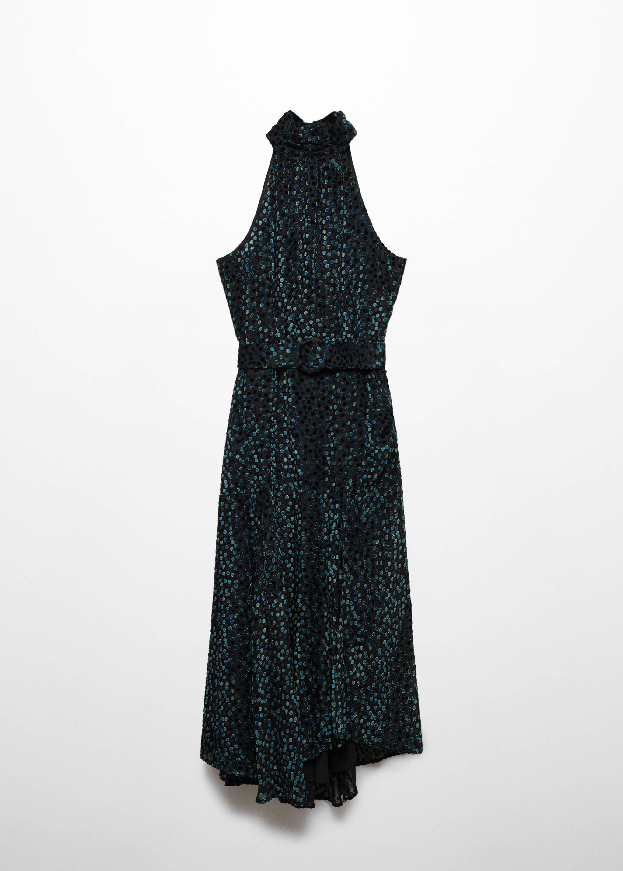 Bársony halter ruha - Termék modell nélkül