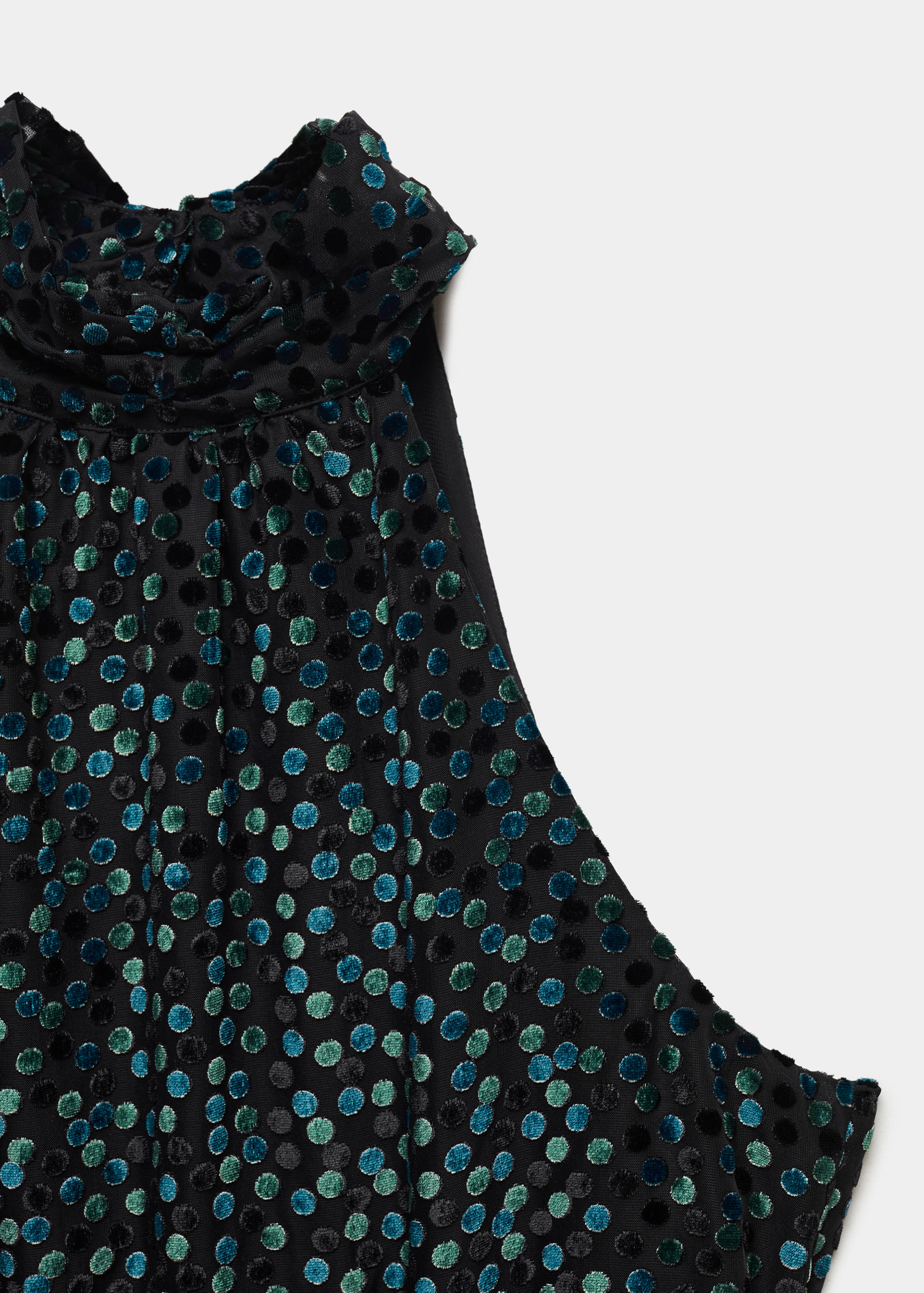 Bársony halter ruha - A termék adatai 8