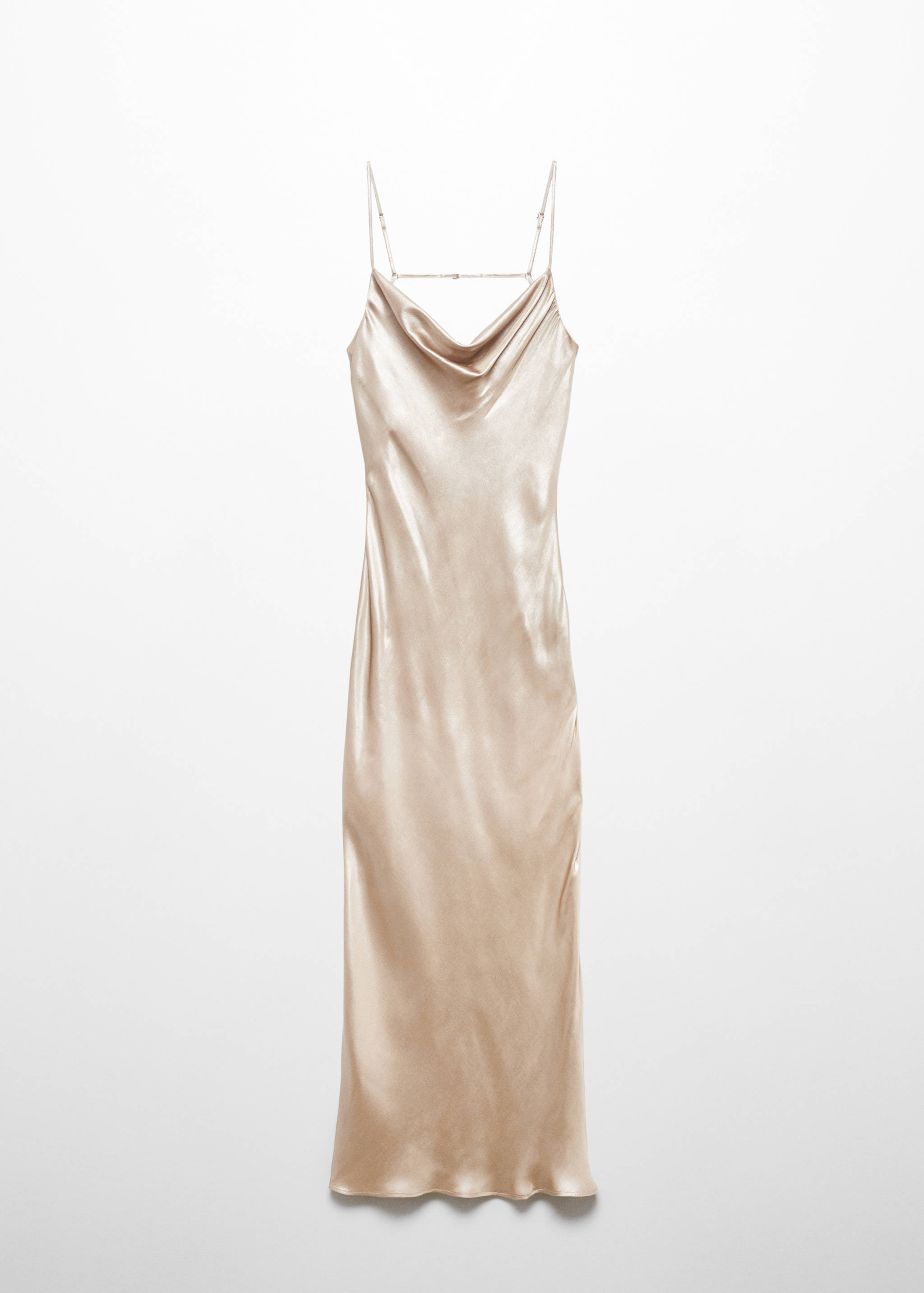 Robe satinée dos nu - Article sans modèle