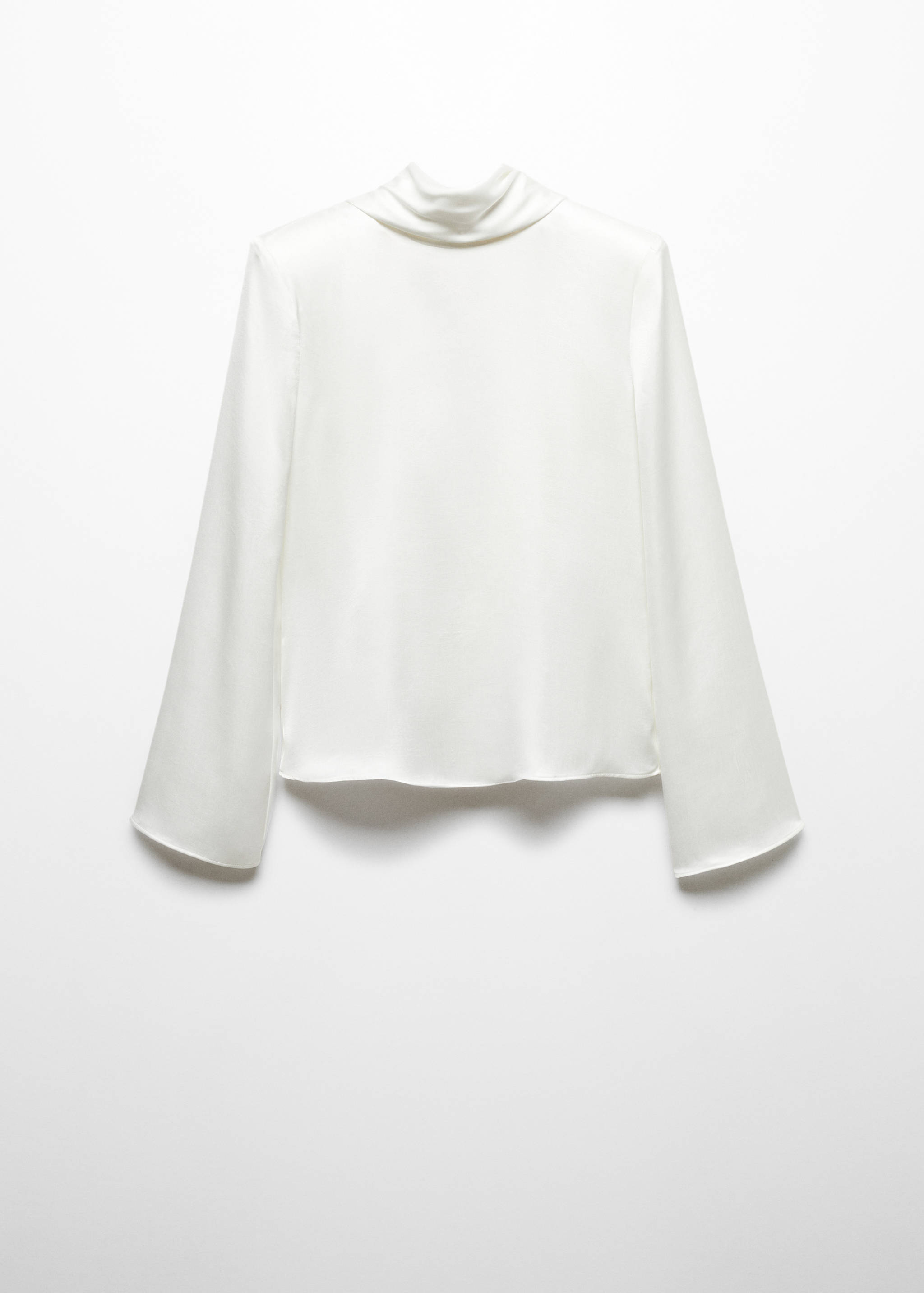 Open-back blouse with shoulder pads - Article without model