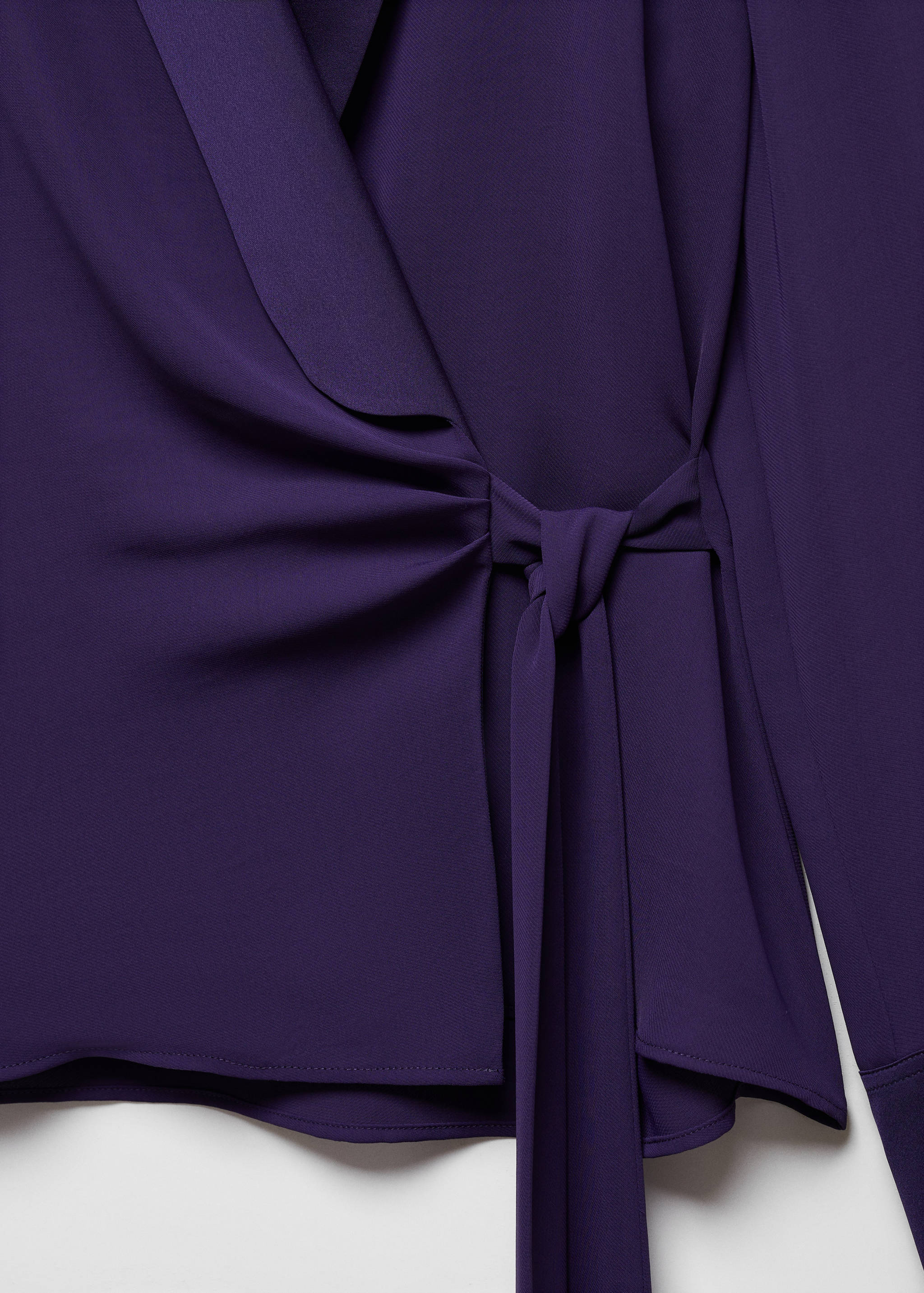 Wrapped lapel blouse - Details of the article 8
