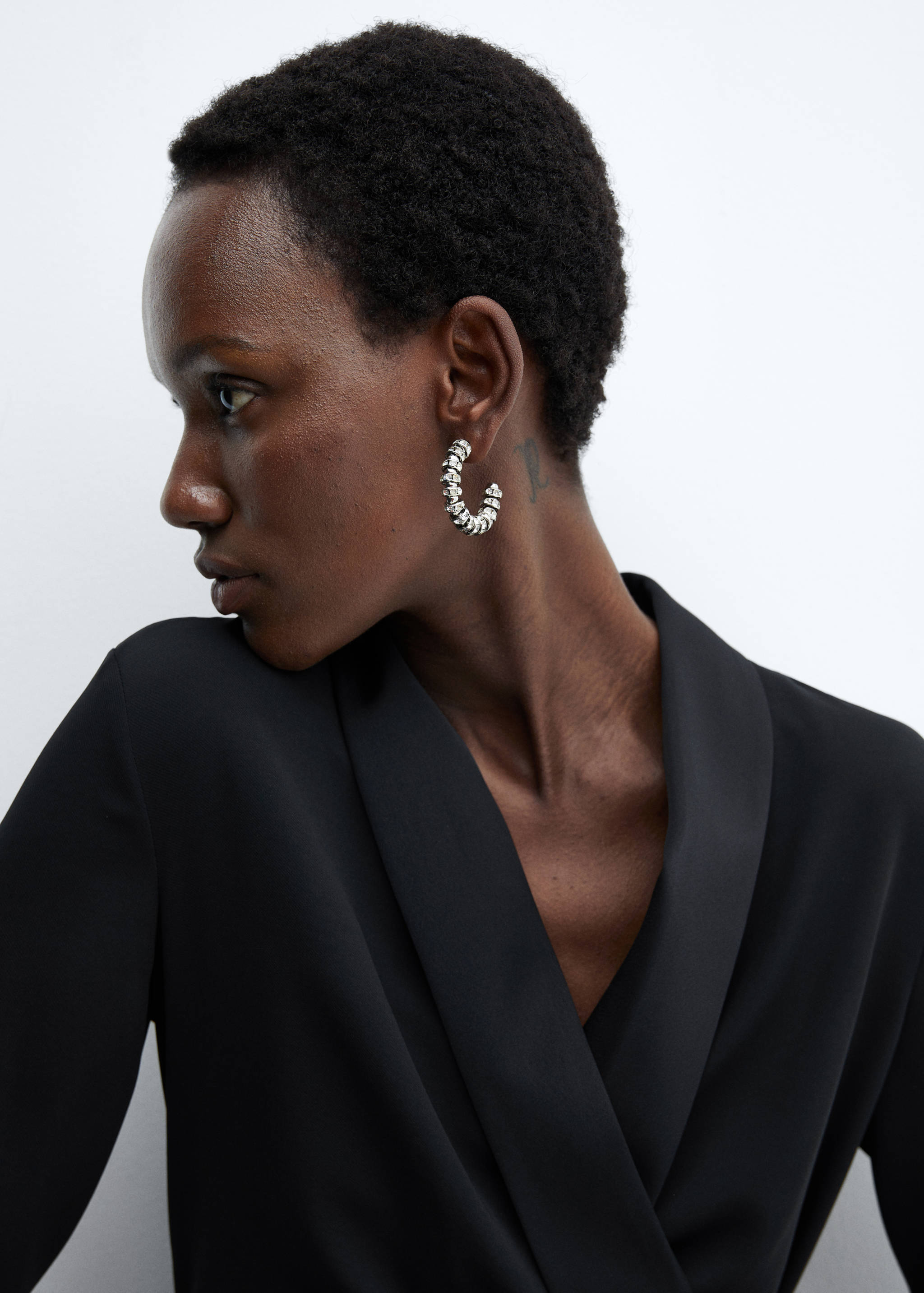 Wrapped lapel blouse - Details of the article 1