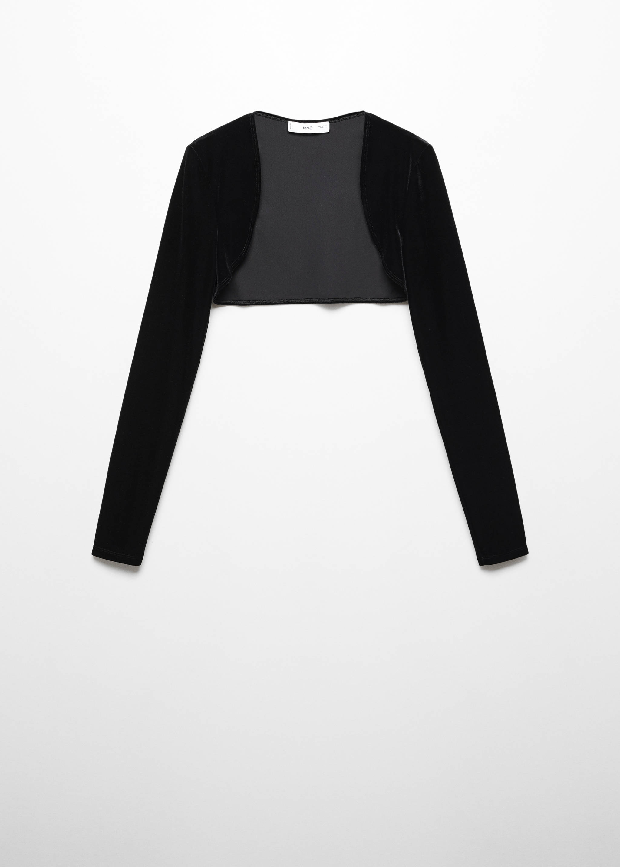 Samt-Cardigan - Artikel ohne Model